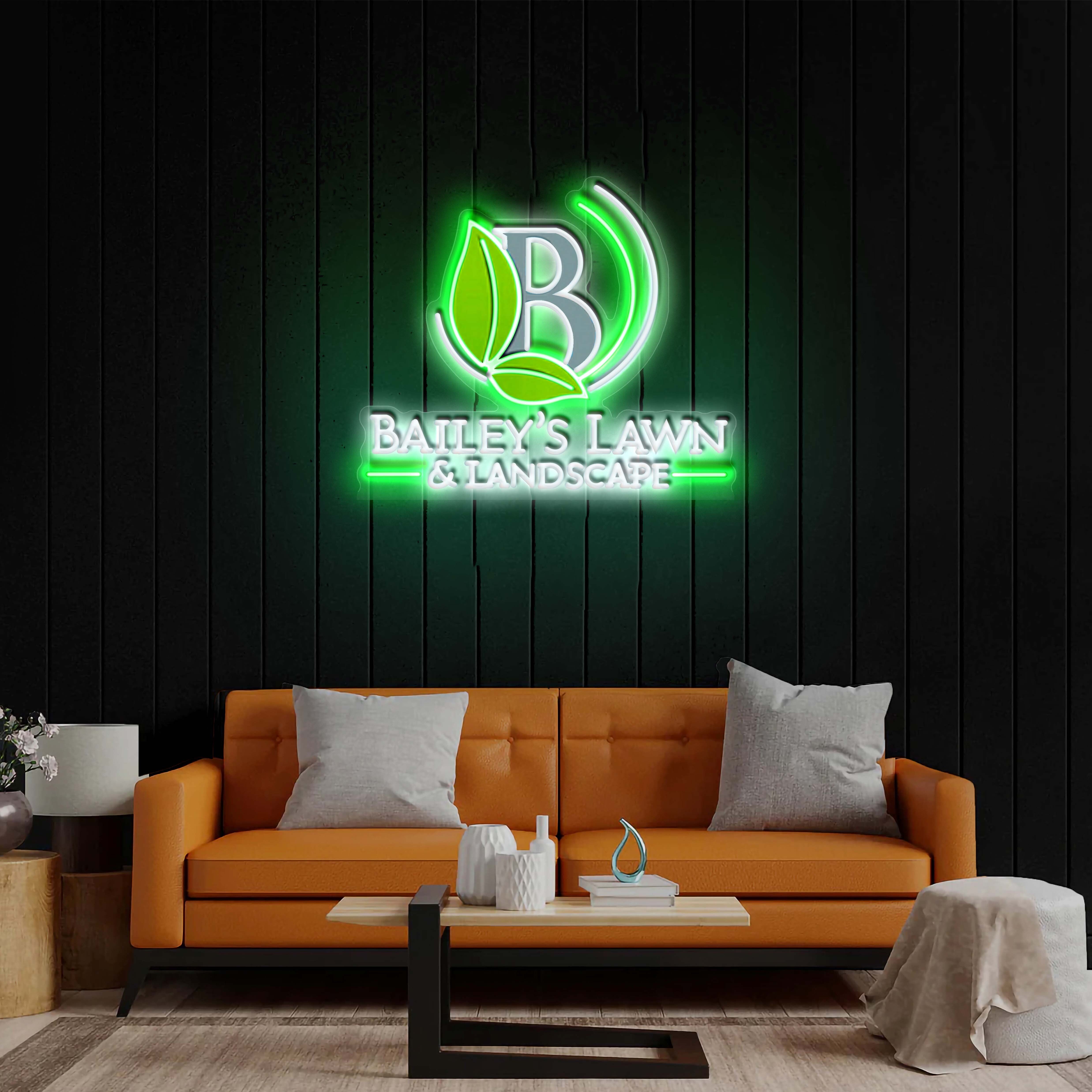 Bailey's Lawn & Landscape – Premium Neon Artwork