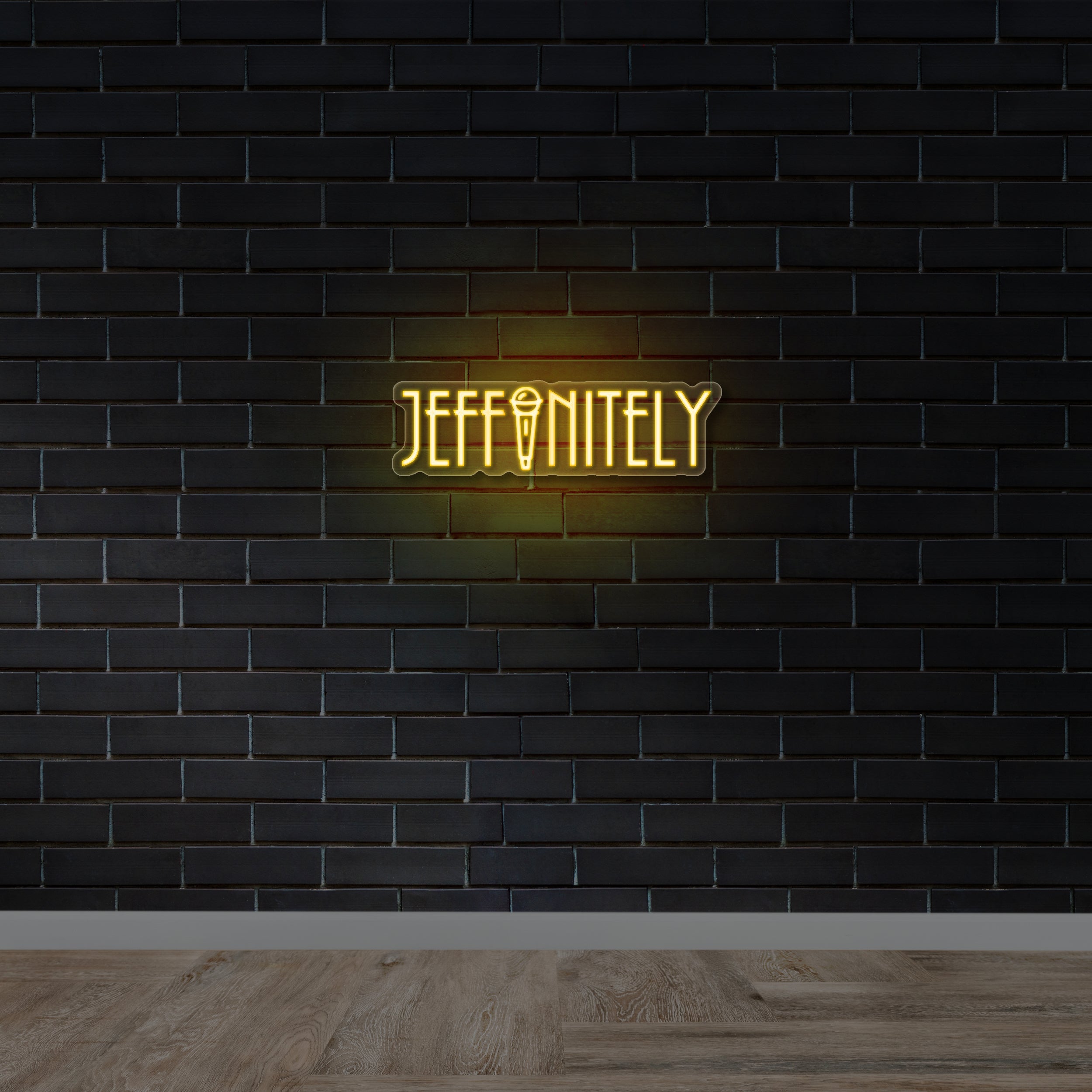 JEFFINITELY | Vintage Font - Premium Neon Artwork