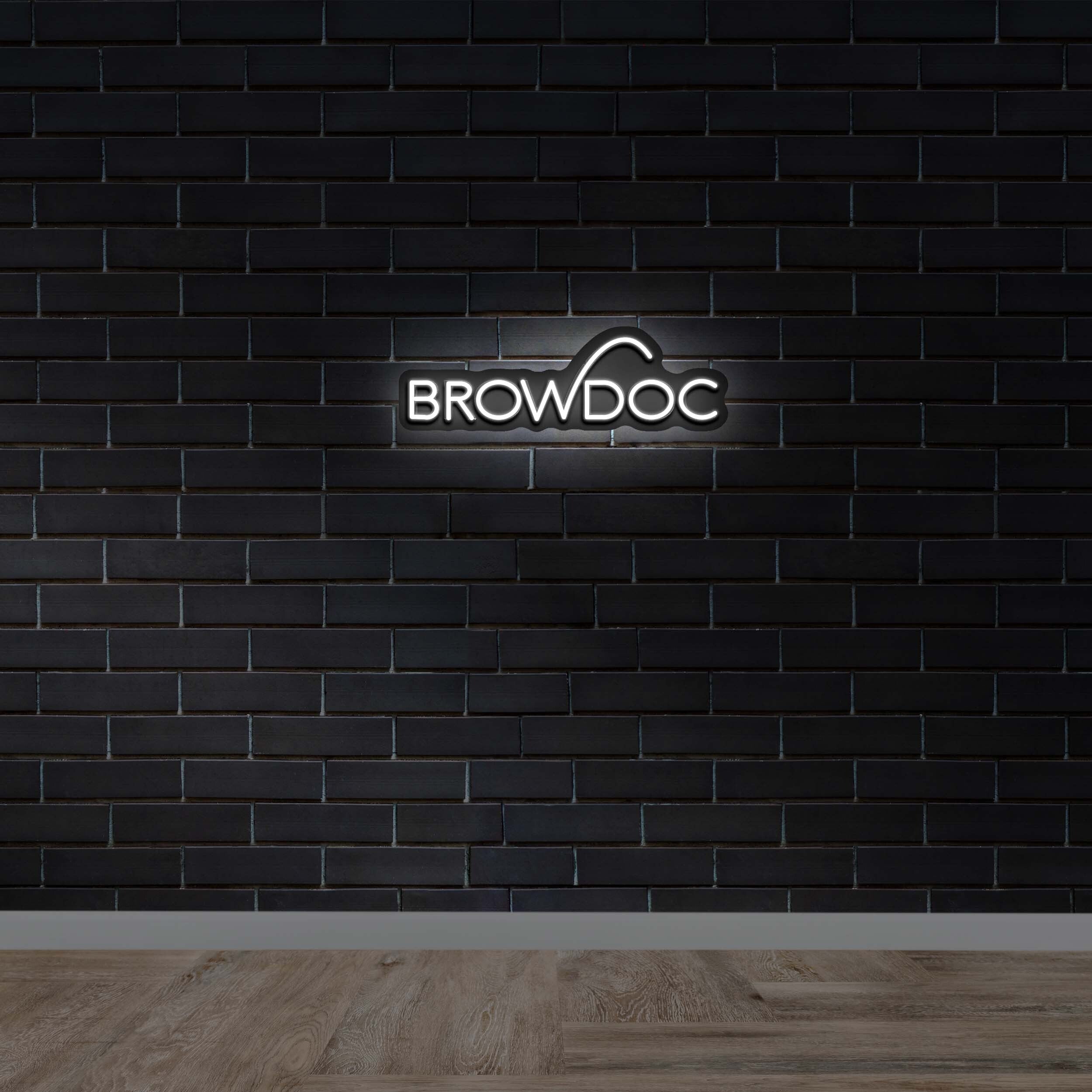 BROWDOC - Premium Neon Artwork