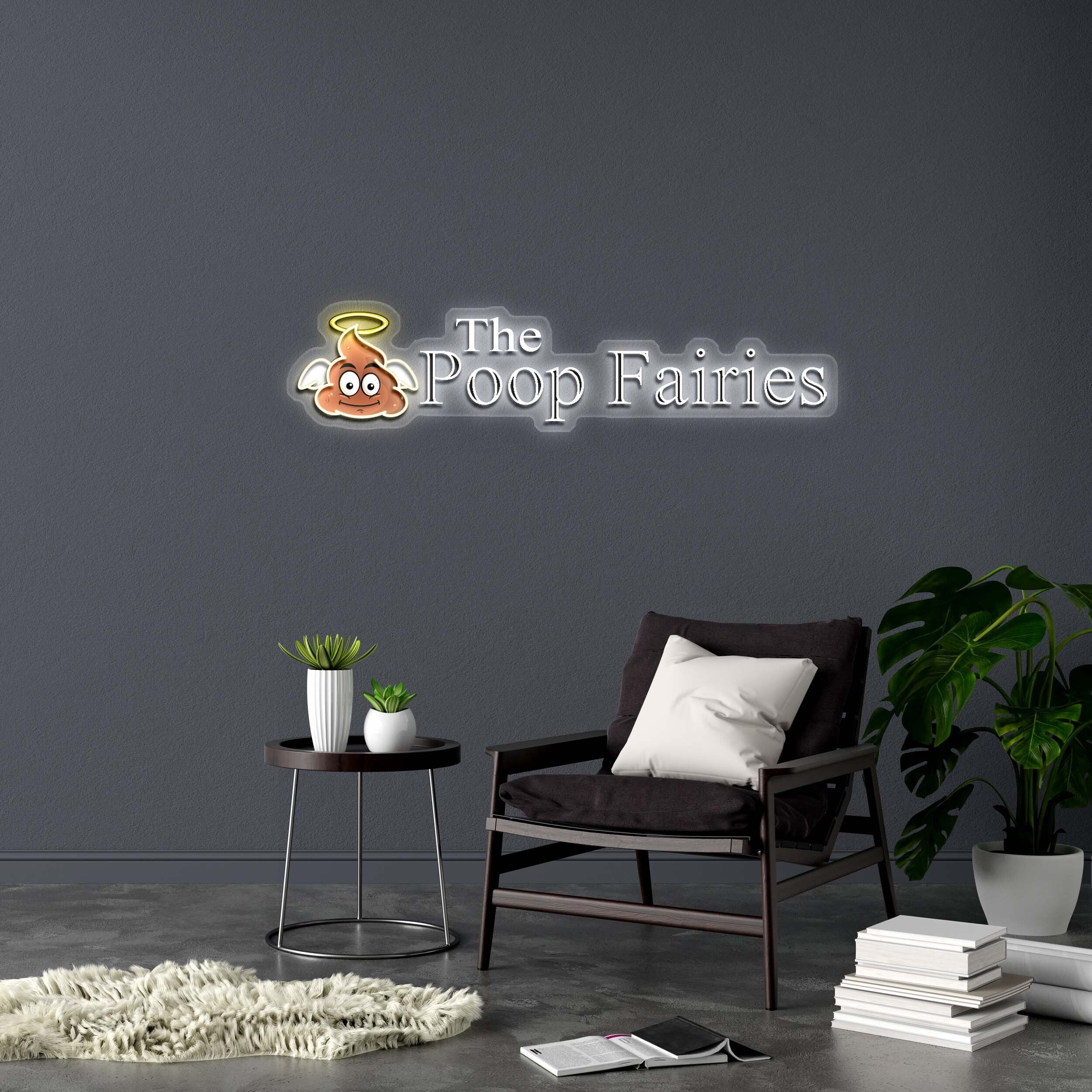 The Poop Fairies - Premium Neon Artwork
