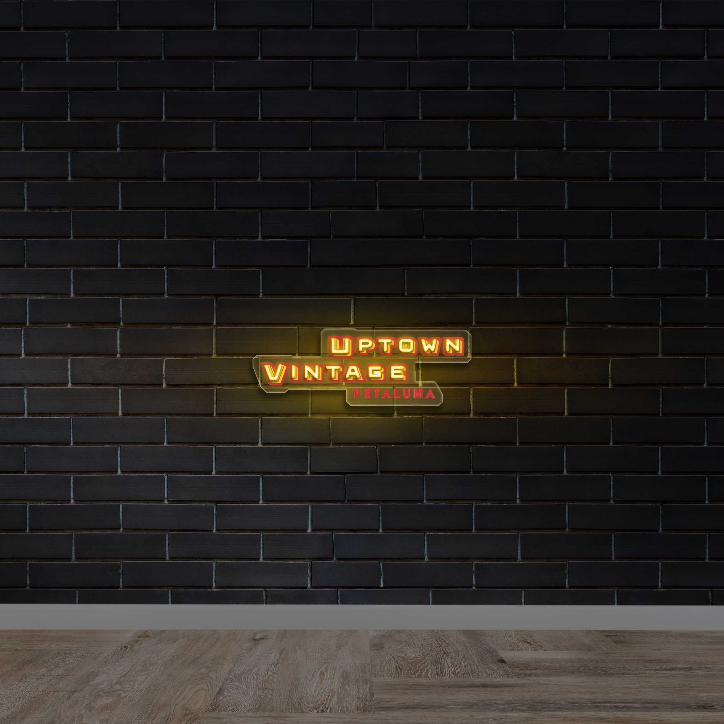 Uptown Vintage Petaluma - Premium Neon Artwork