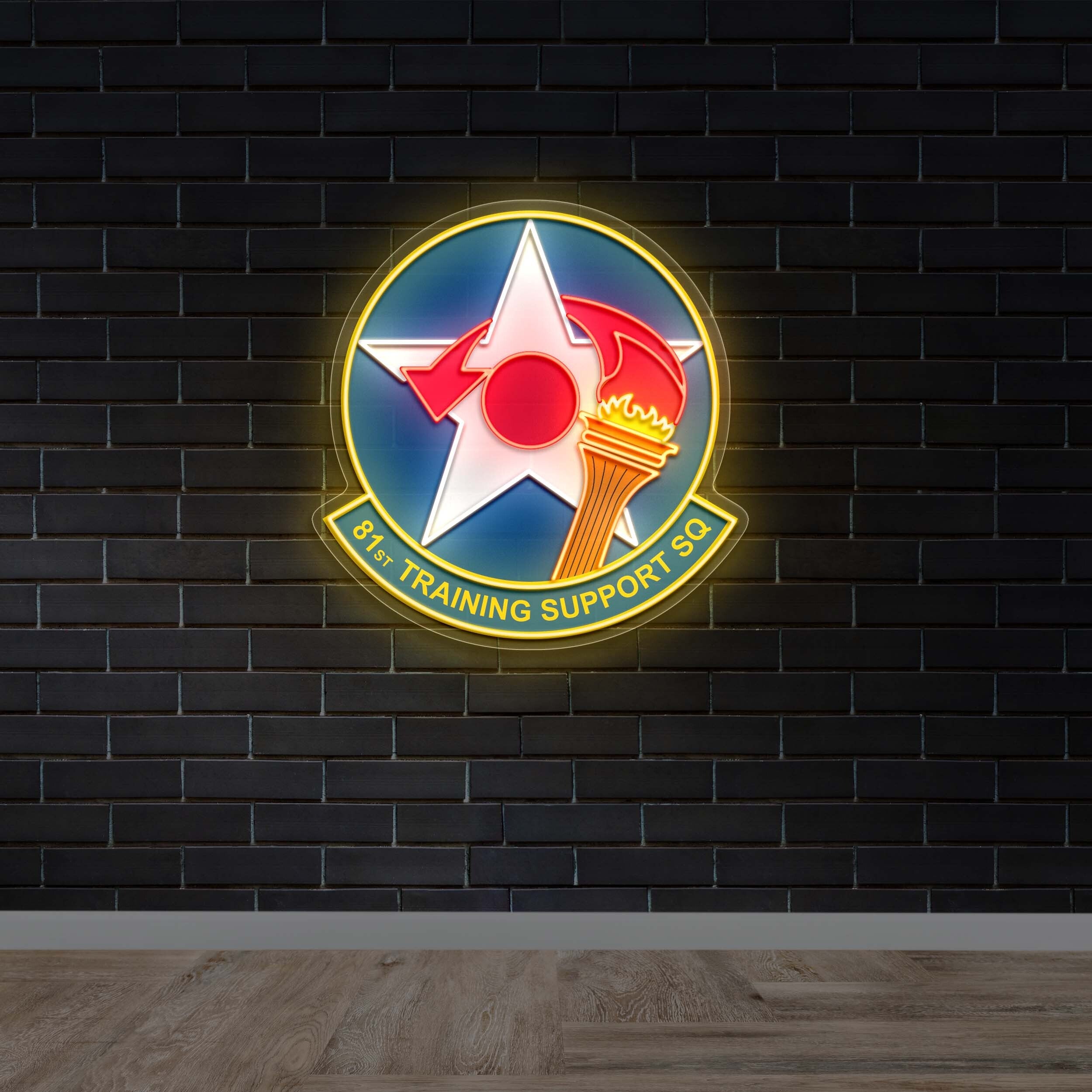 81st Training Support Sq - Premium Neon Artwork