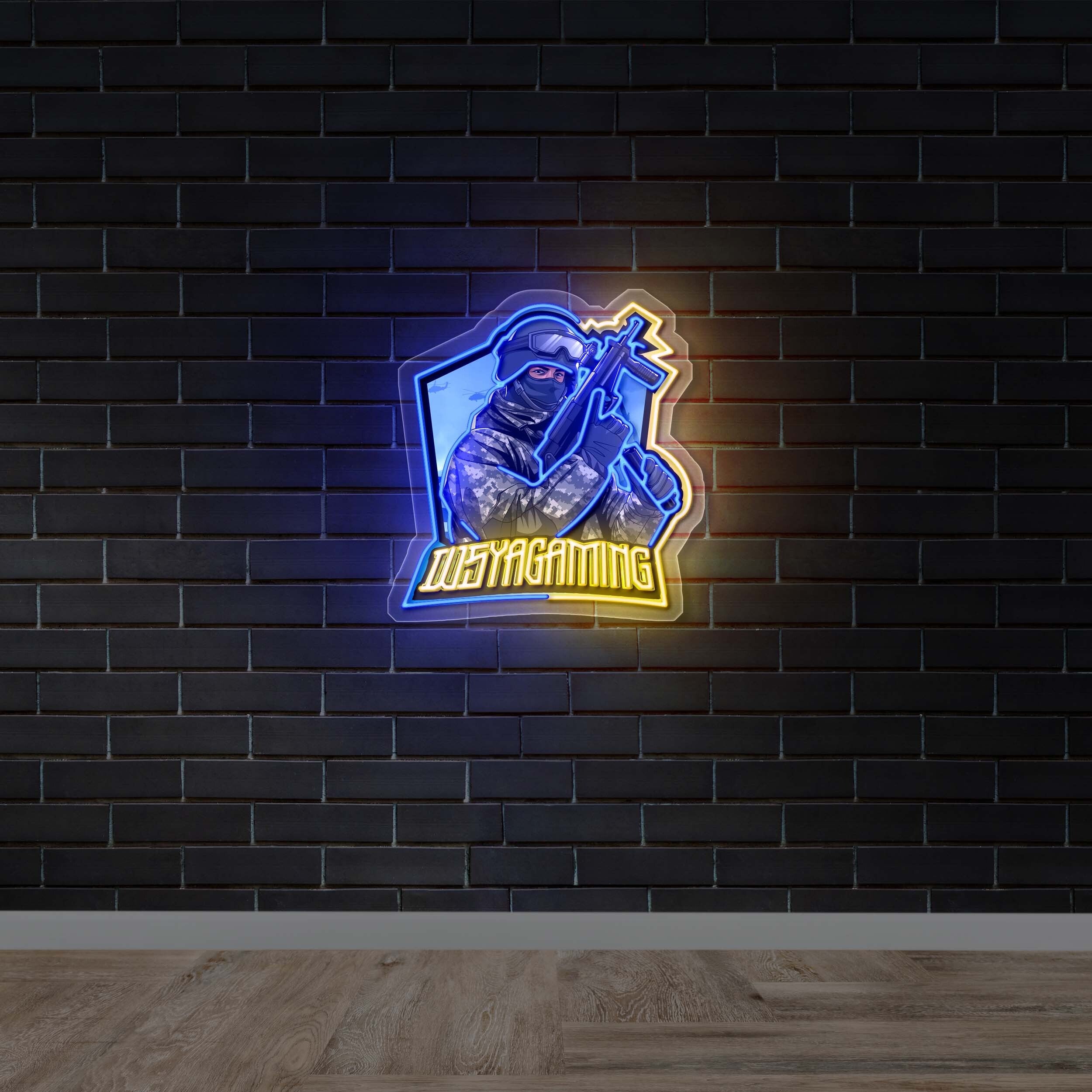 LUSYAGAMING - Premium Neon Artwork