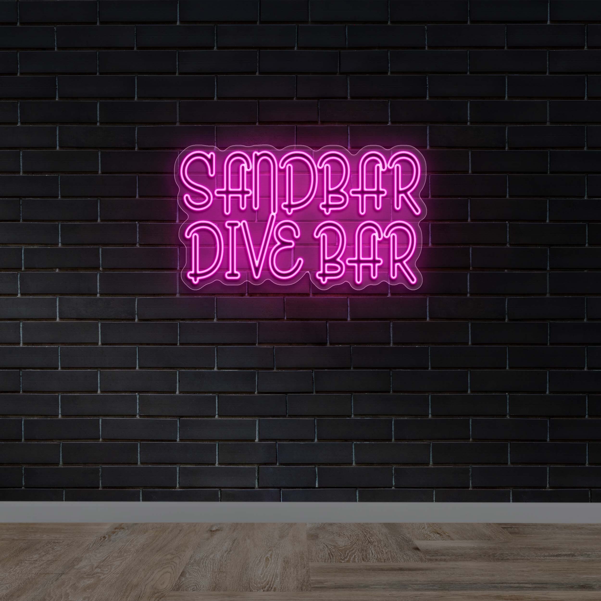 SANDBAR DIVE BAR - Premium Neon Artwork