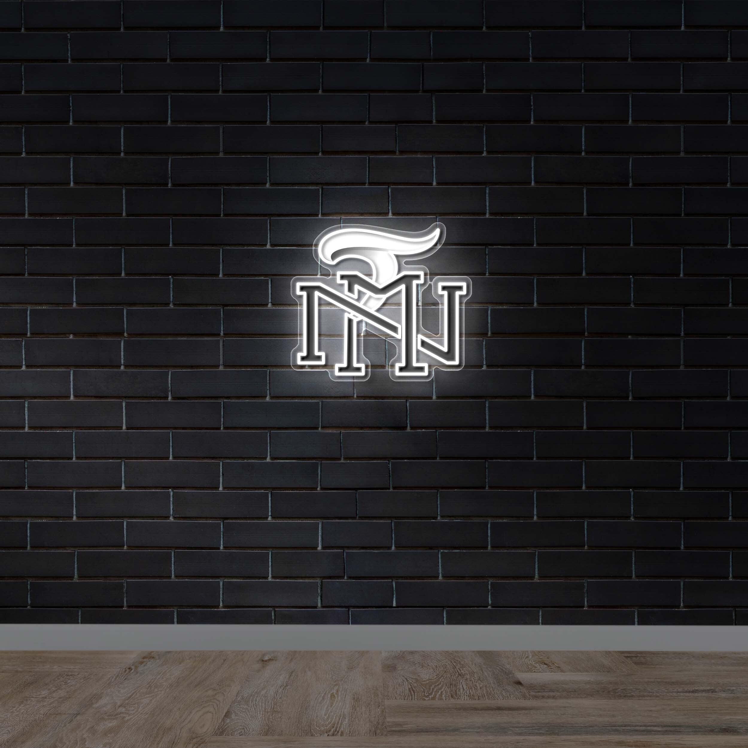 MN logo only - Premium Neon Artwork