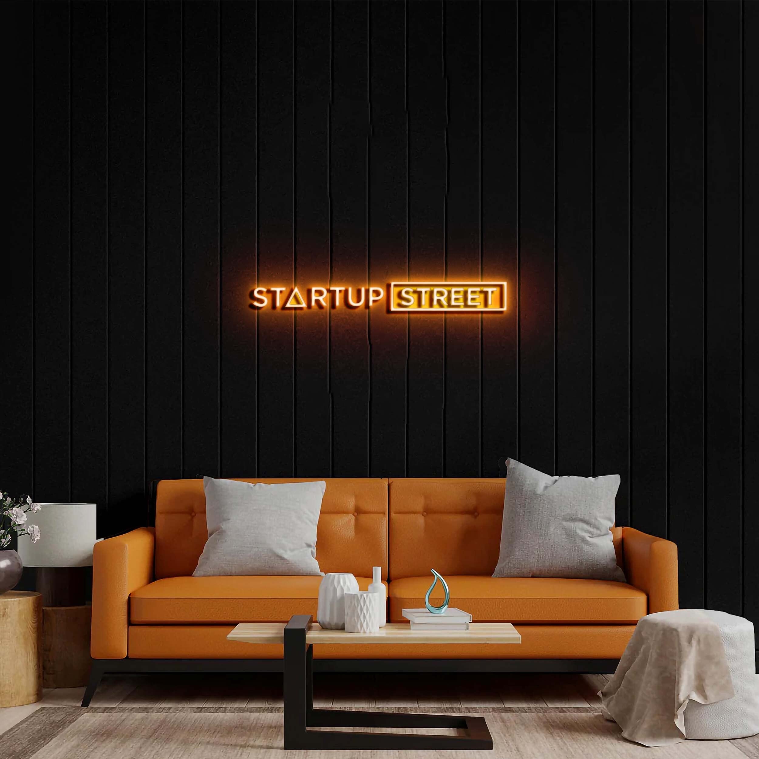 STARTUP STREET - Premium Neon Artwork