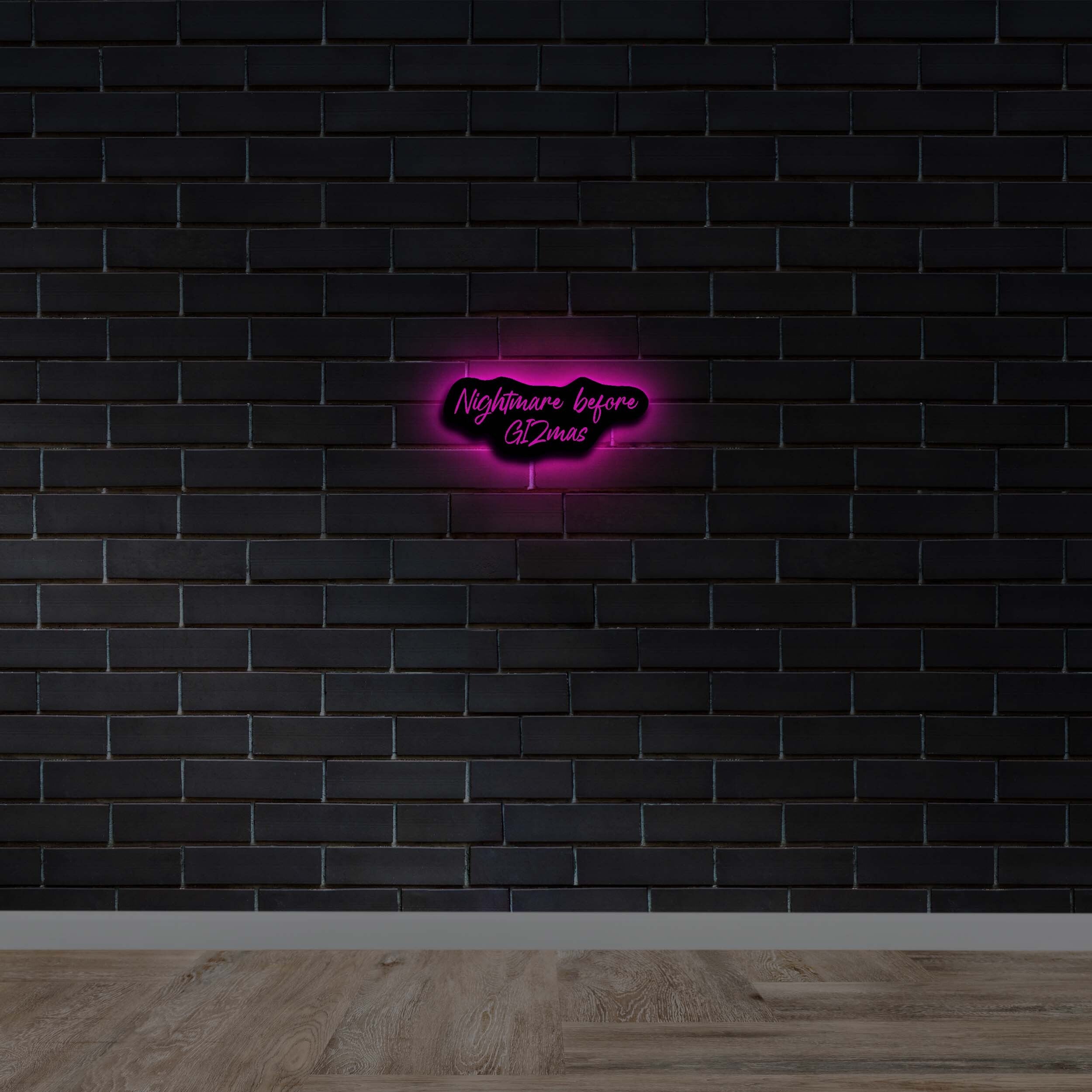 Nightmare Before GiZmas - Premium Neon Artwork