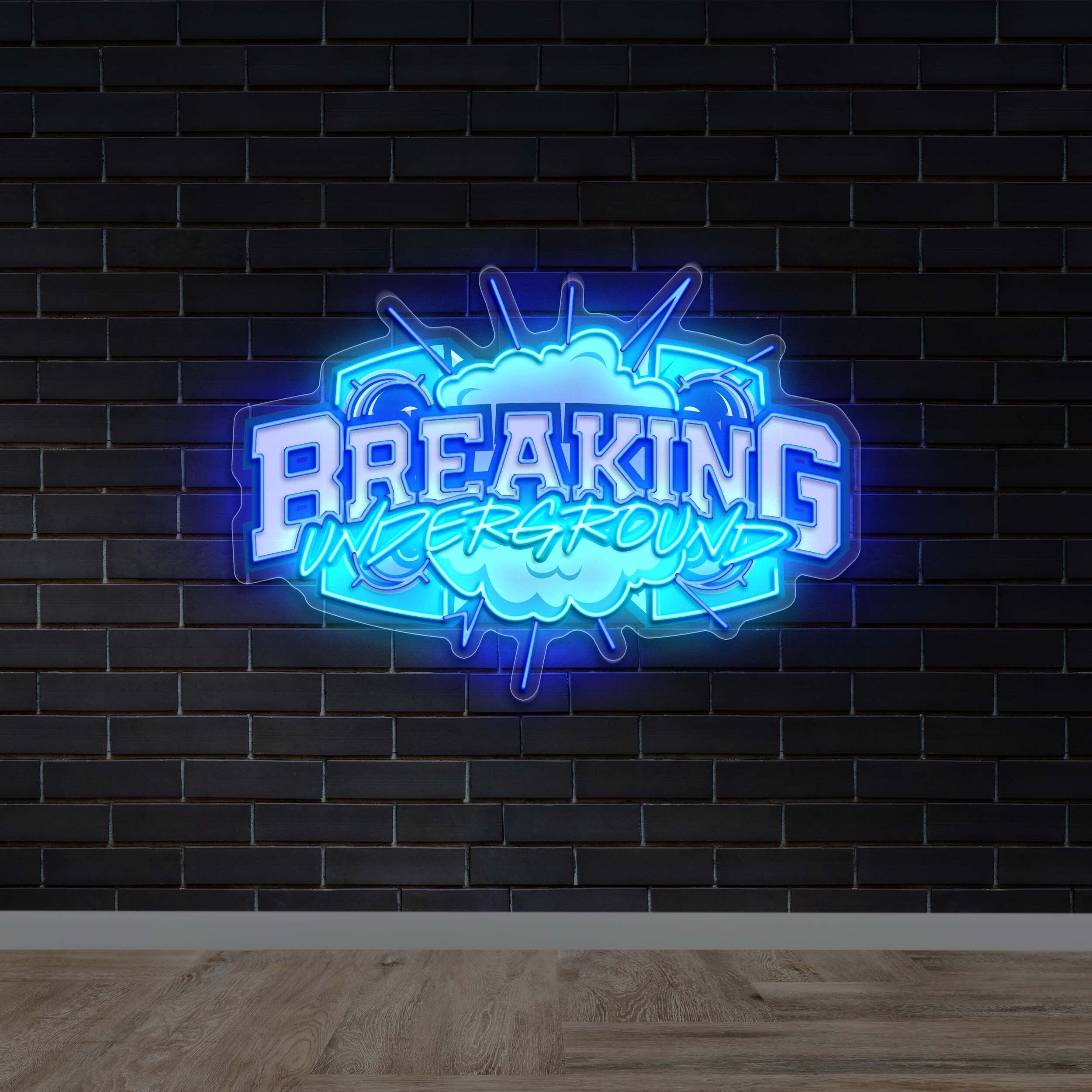 Breaking Underground - Premium Neon Artwork