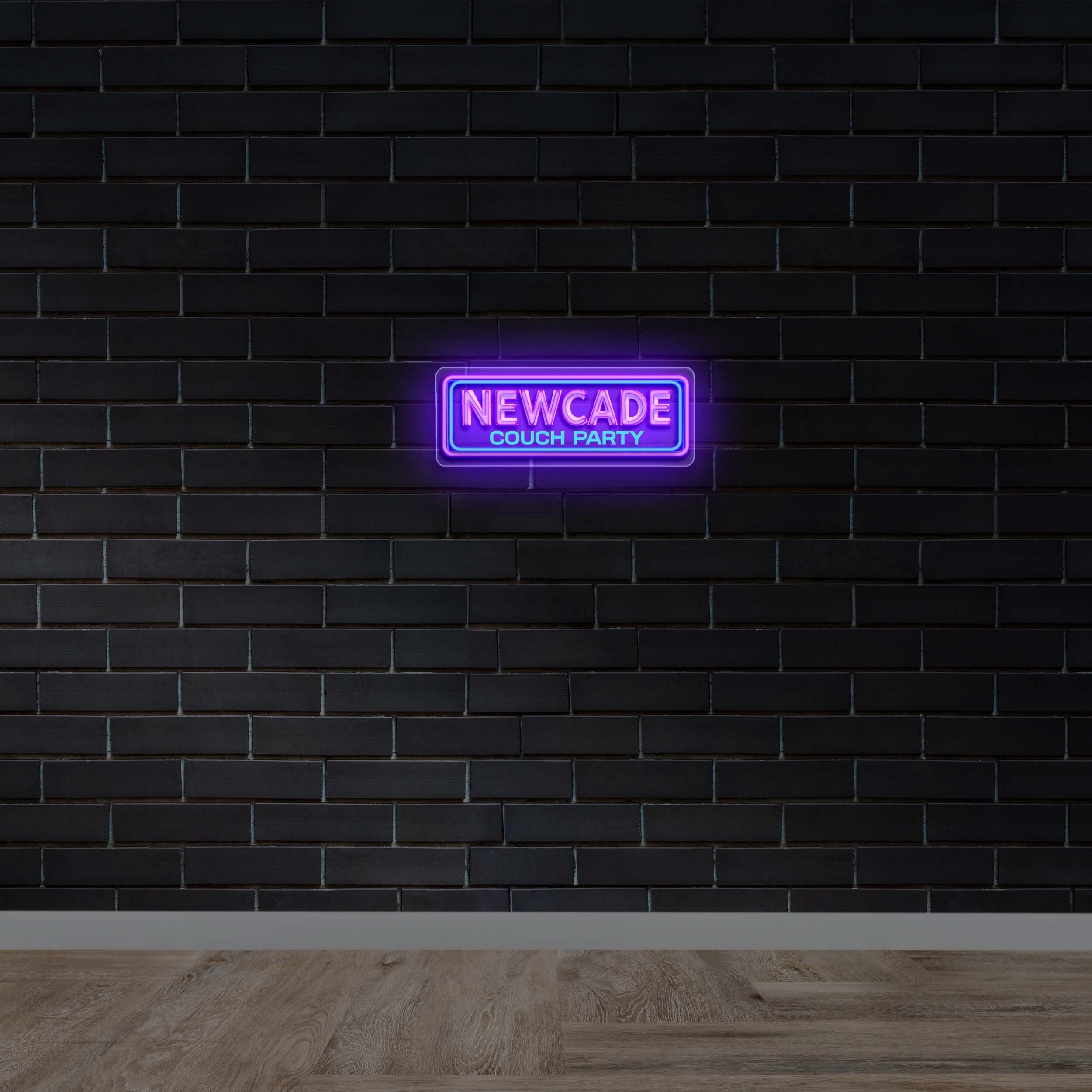 NEWCADE COUCH PARTY - Premium Neon Artwork