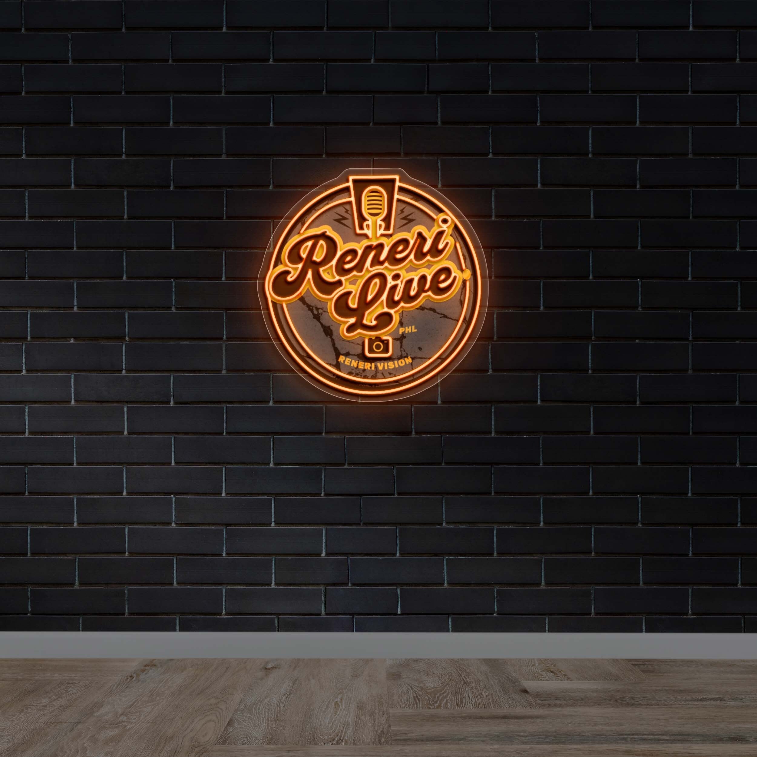 Reneri Live - Premium Neon Artwork