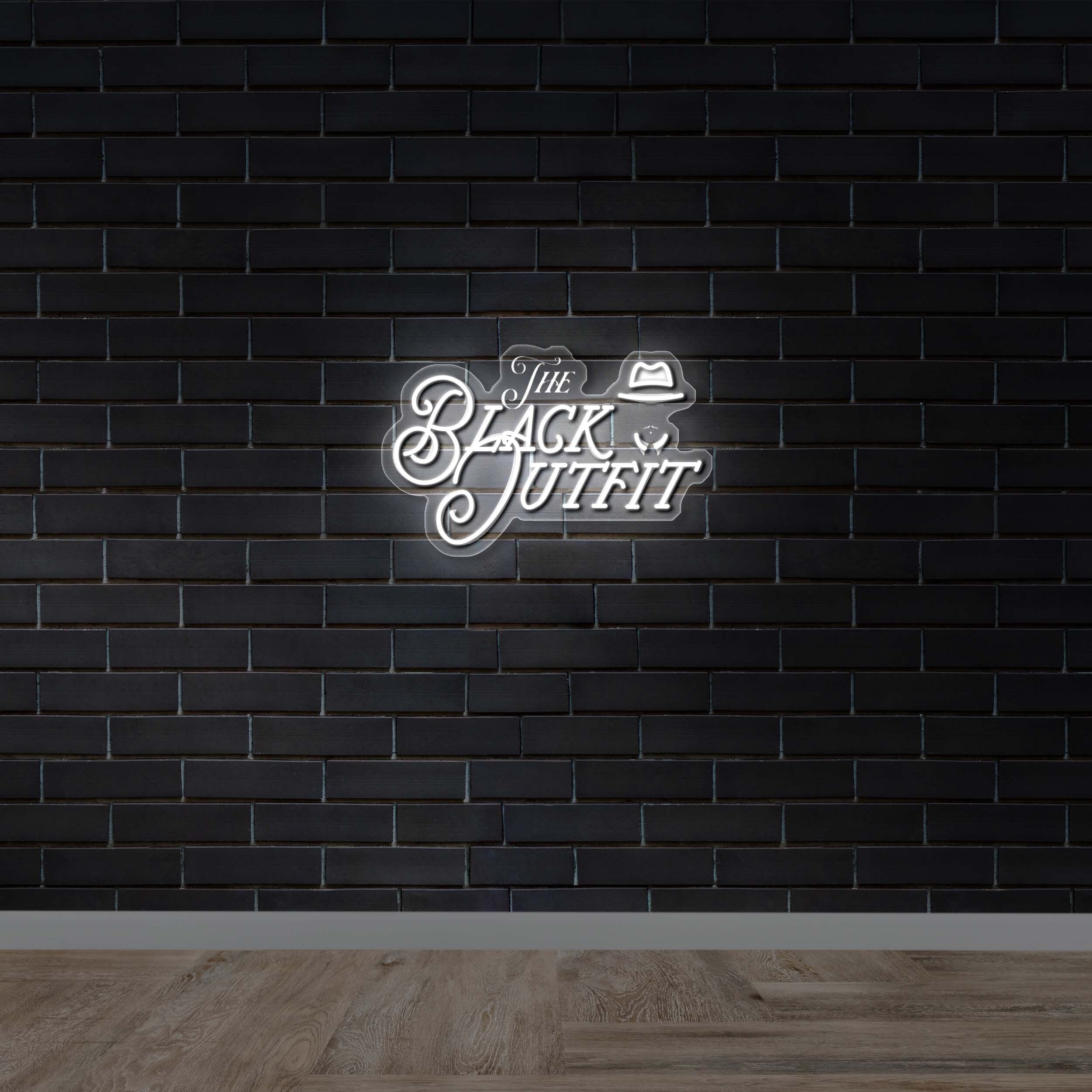 The Black Outfit - Premium Neon Artwork