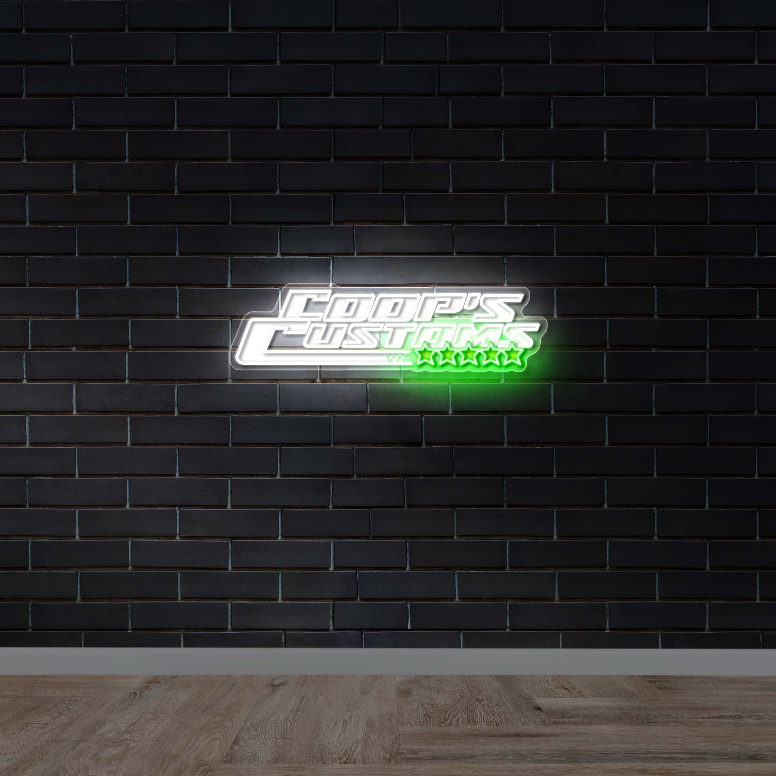 Coop's Customs - Premium Neon Artwork