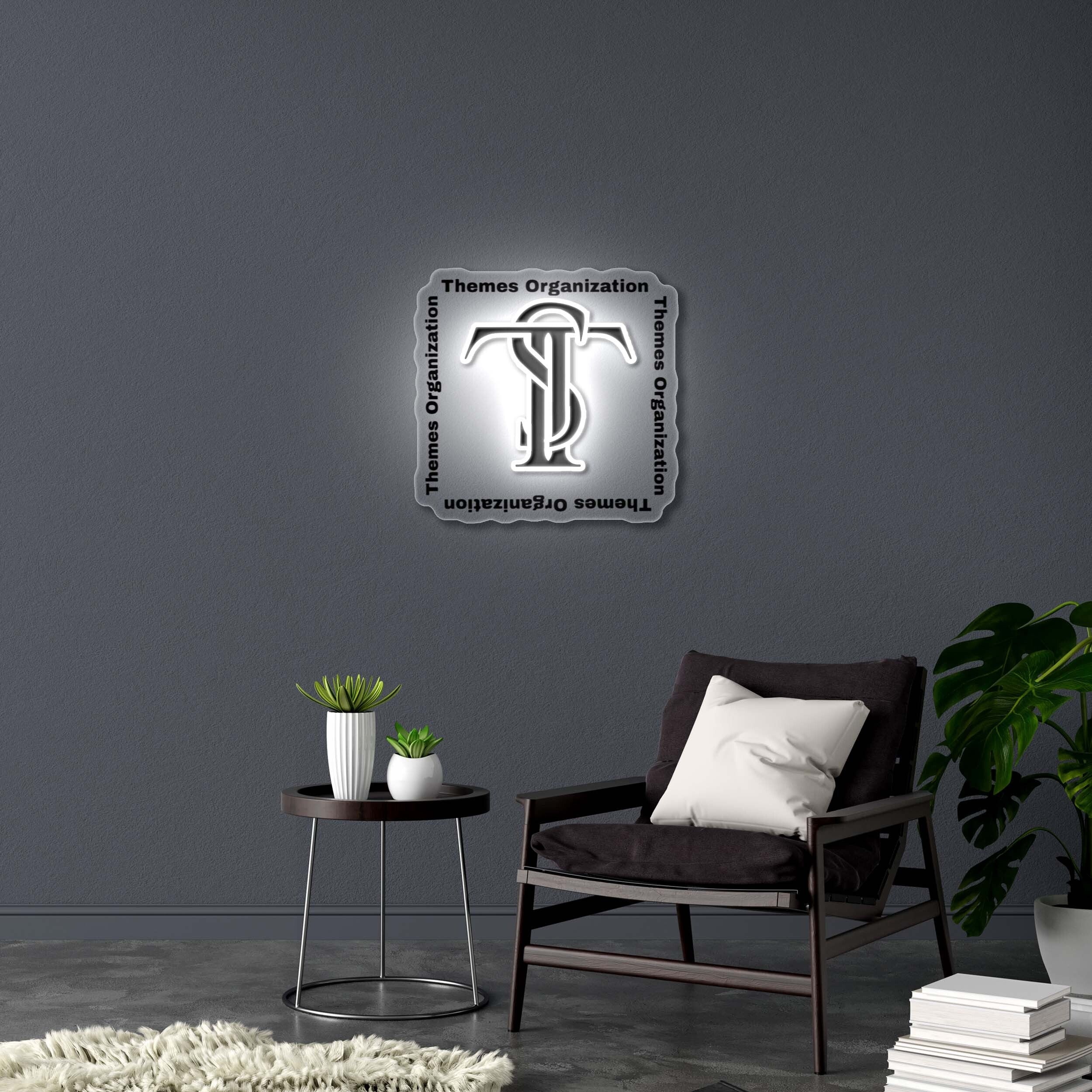 Themes Organization - Premium Neon Artwork