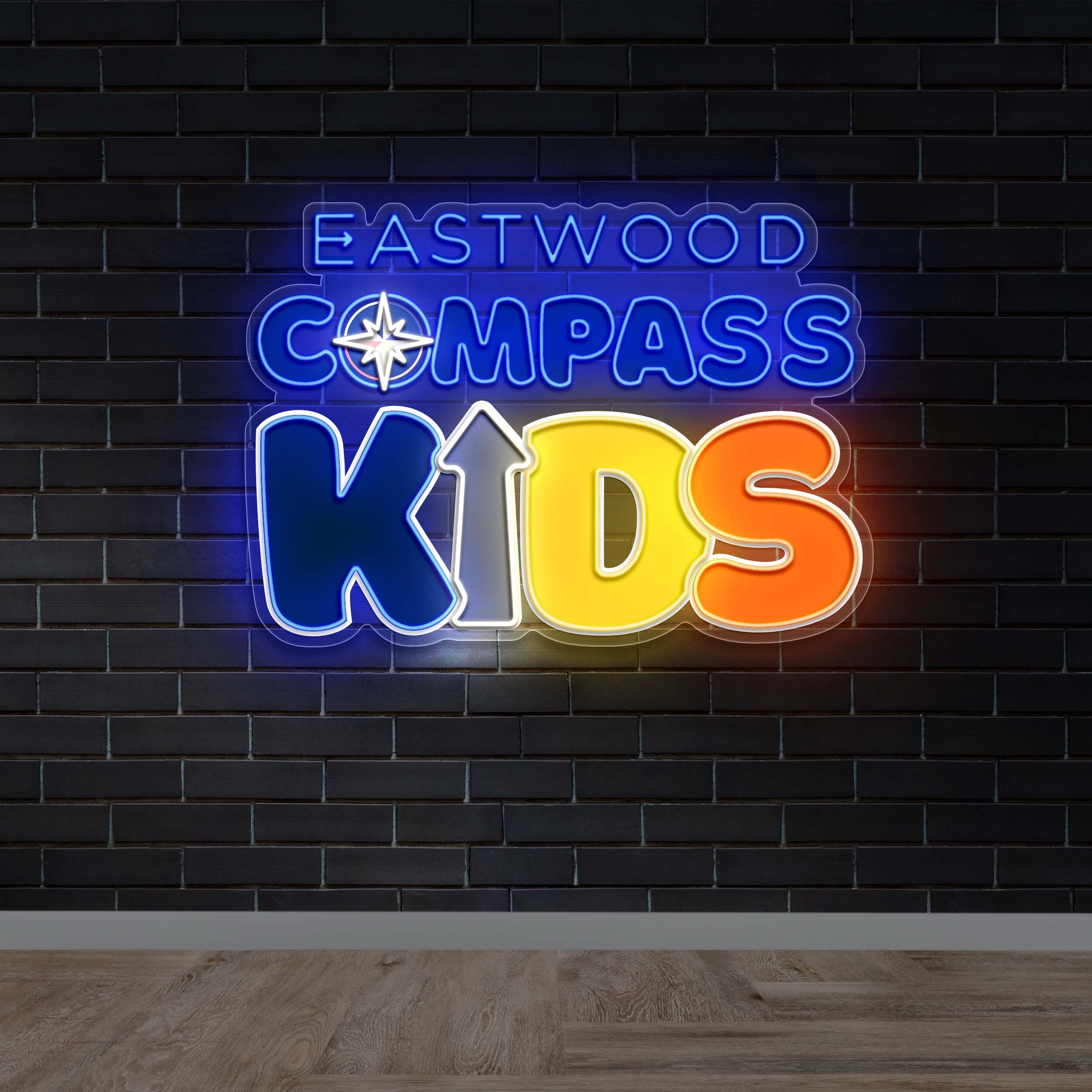 Eastwood Compass Kids - Premium Neon Artwork