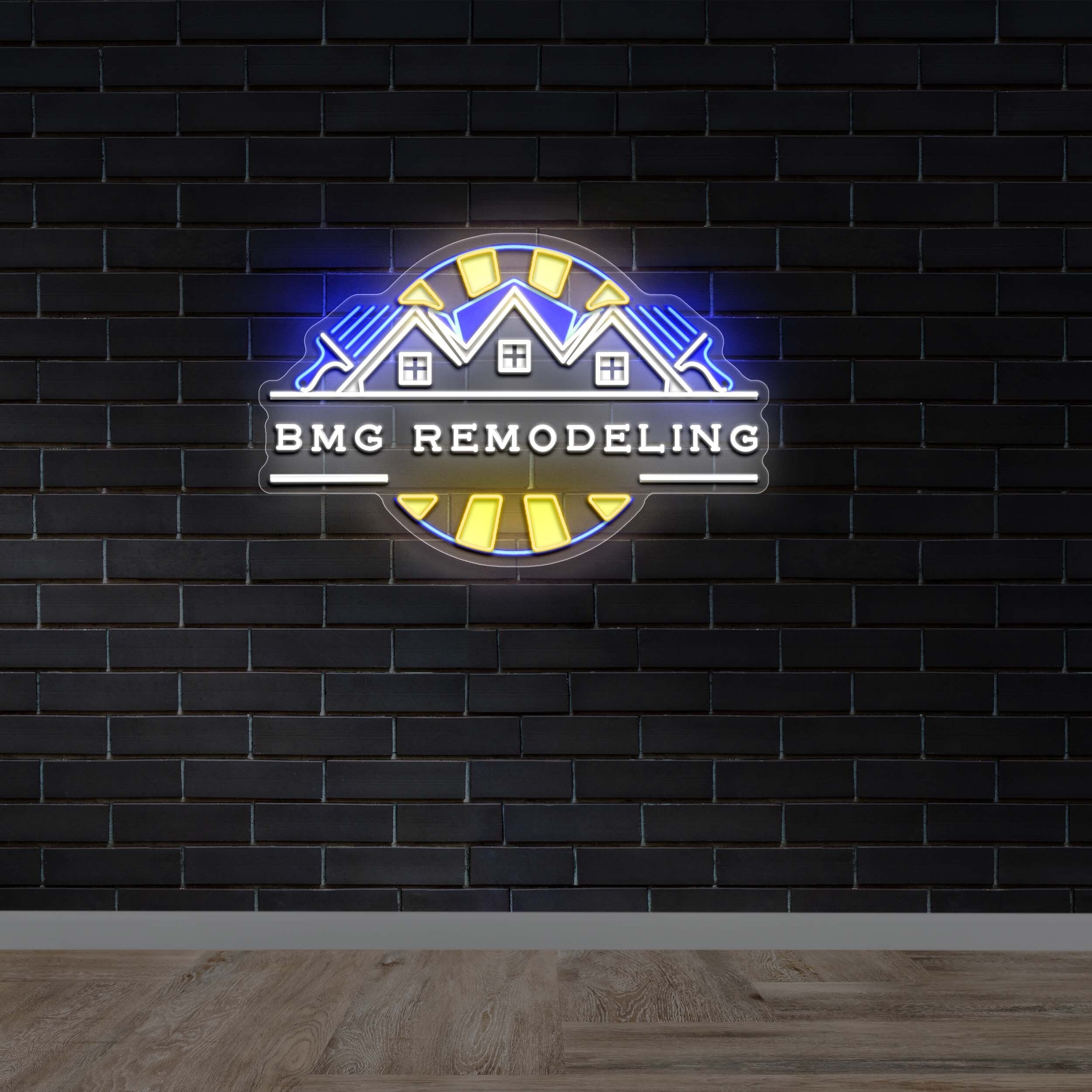 BMG REMODELING - Premium Neon Artwork