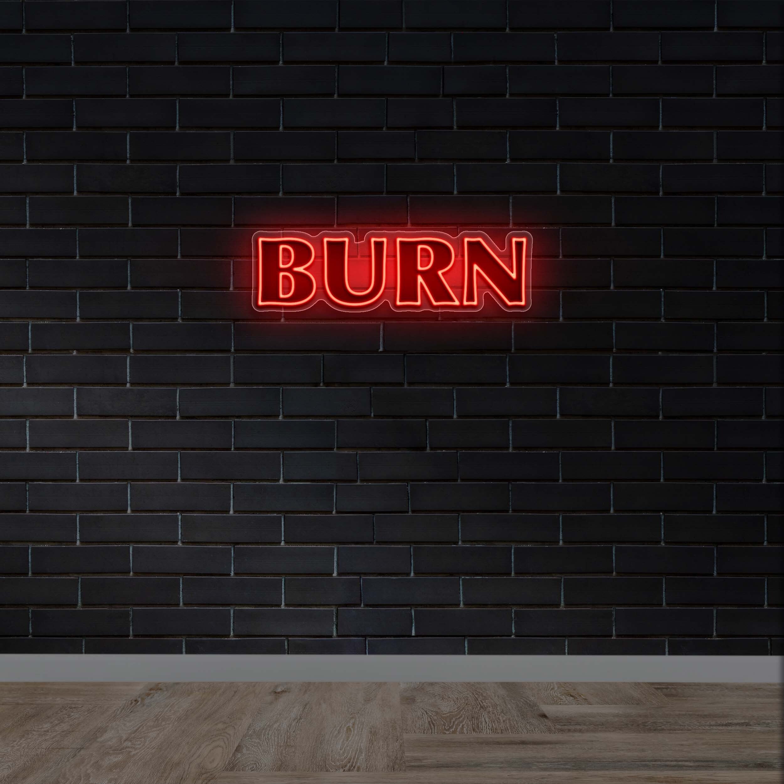 BURN - Premium Neon Artwork