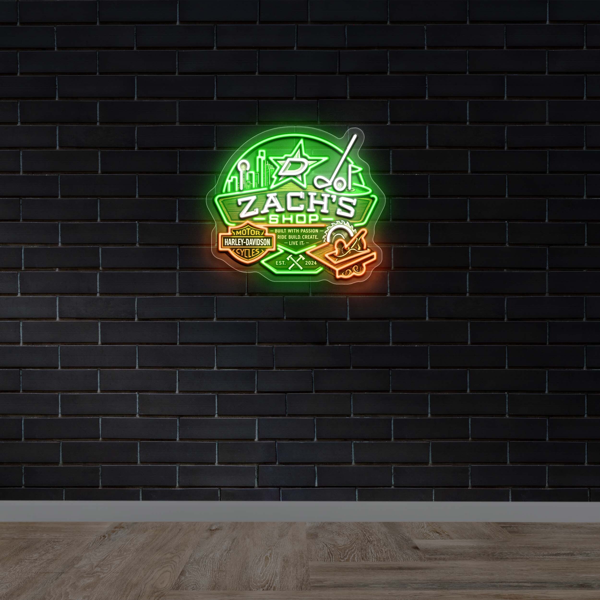 Zach’s Shop - Premium Neon Artwork