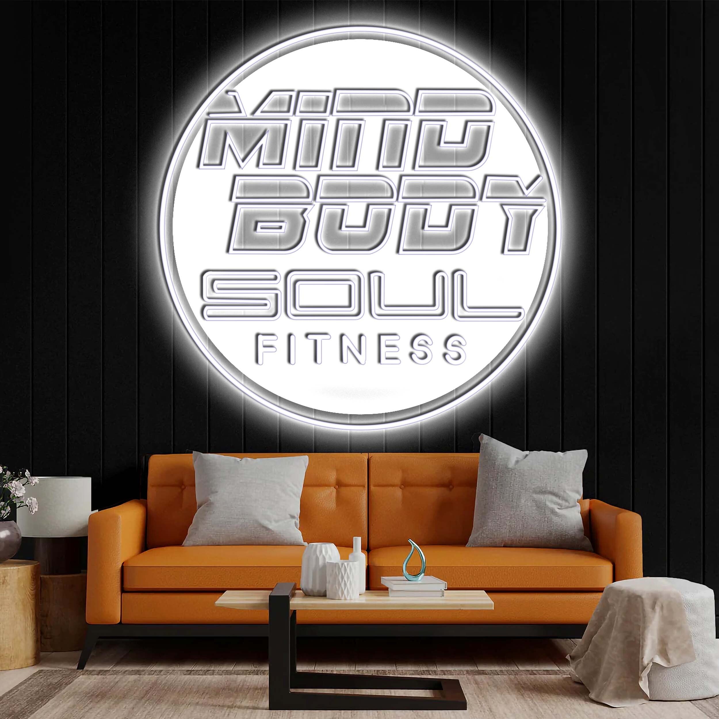 Mind Body - Premium Neon Artwork