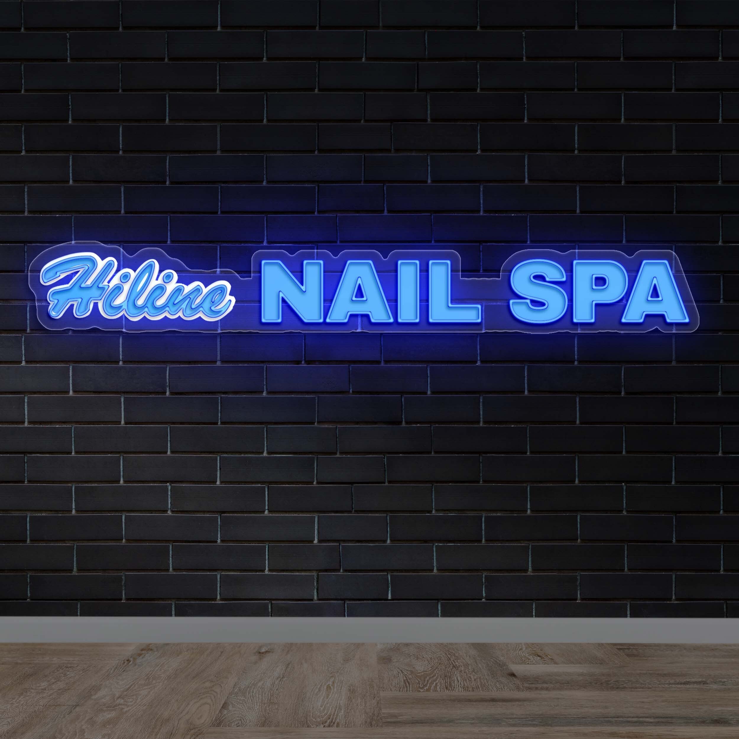 Hiline Nail Spa - Premium Neon Artwork