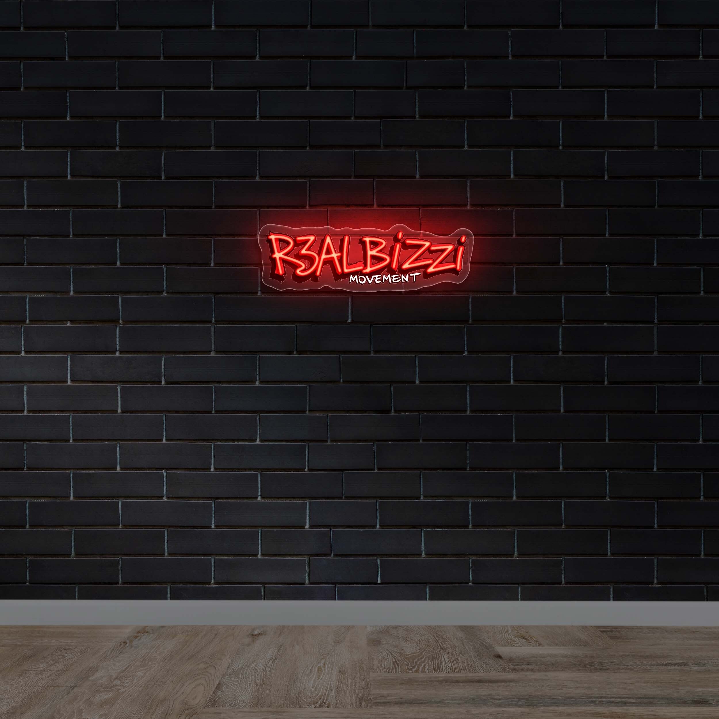 R3ALBizzi Movement - Premium Neon Artwork