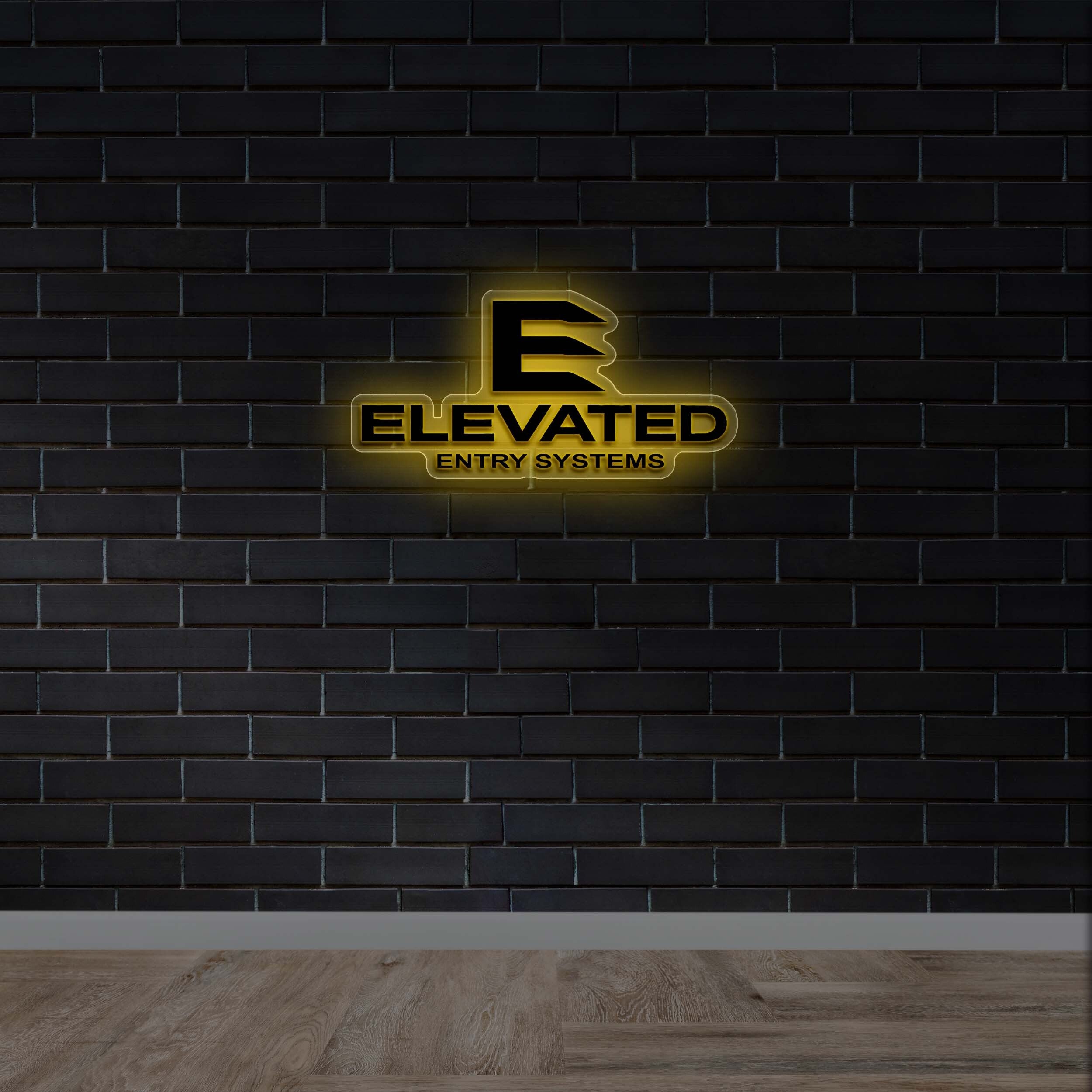 Elevated Entry Systems Logo - Premium Neon Artwork