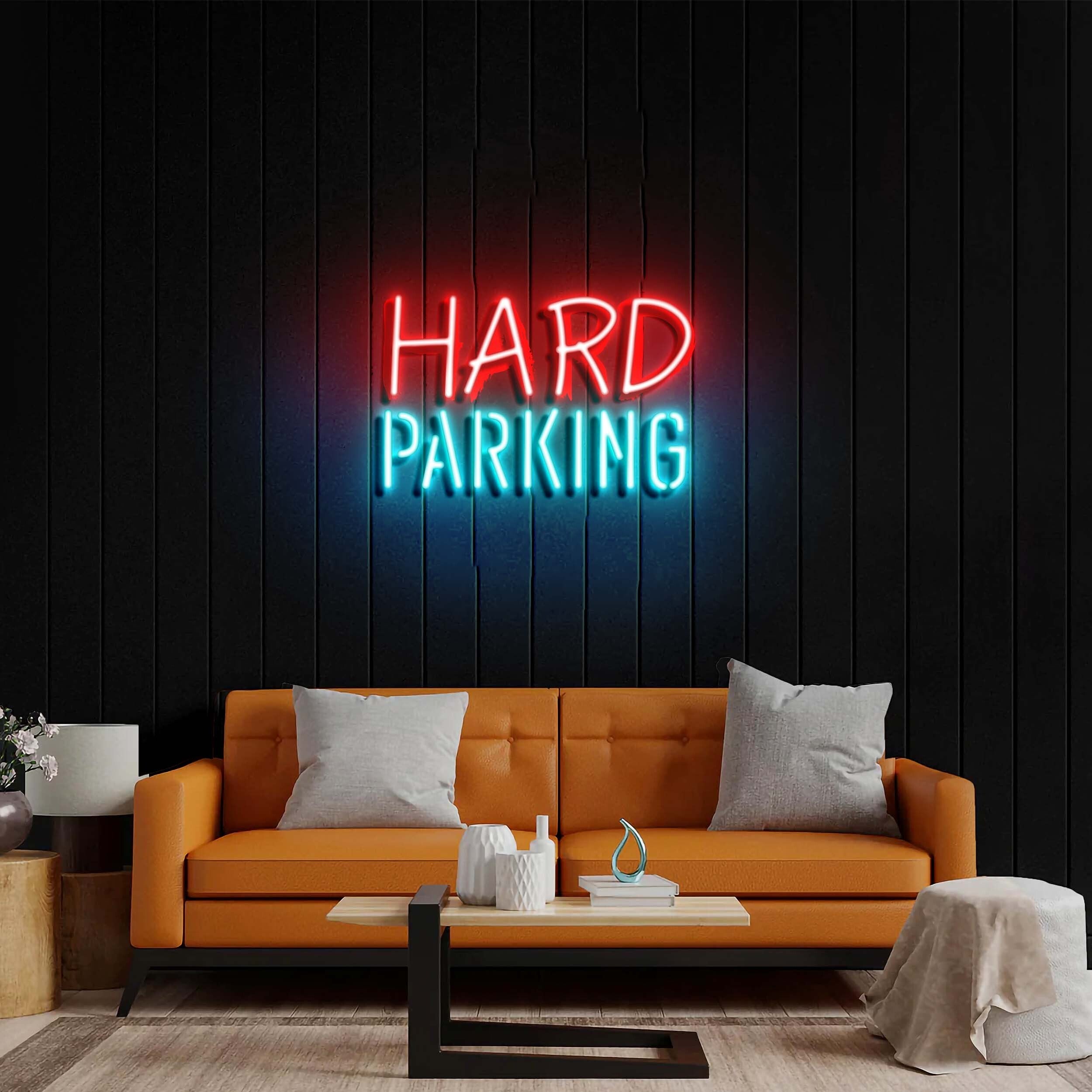 Hard Parking (text only) – Premium Neon Artwork