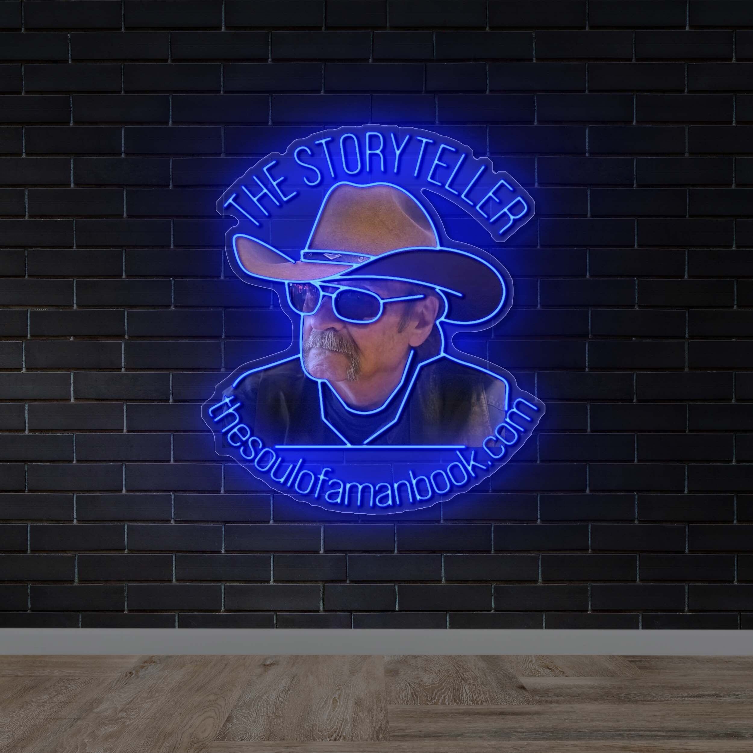 THE STORYTELLER - Premium Neon Artwork