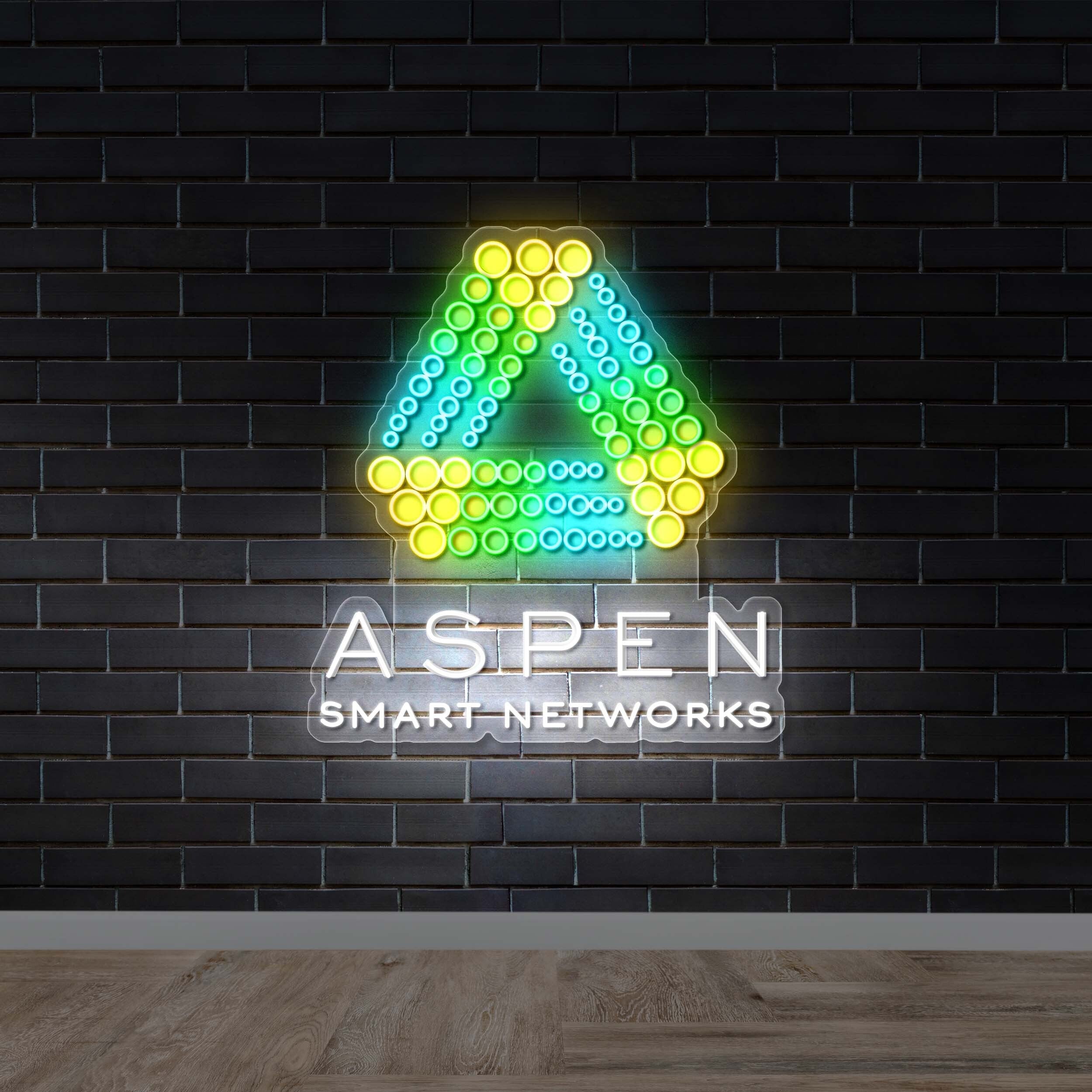 Aspen Smart Networks – Premium Neon Artwork