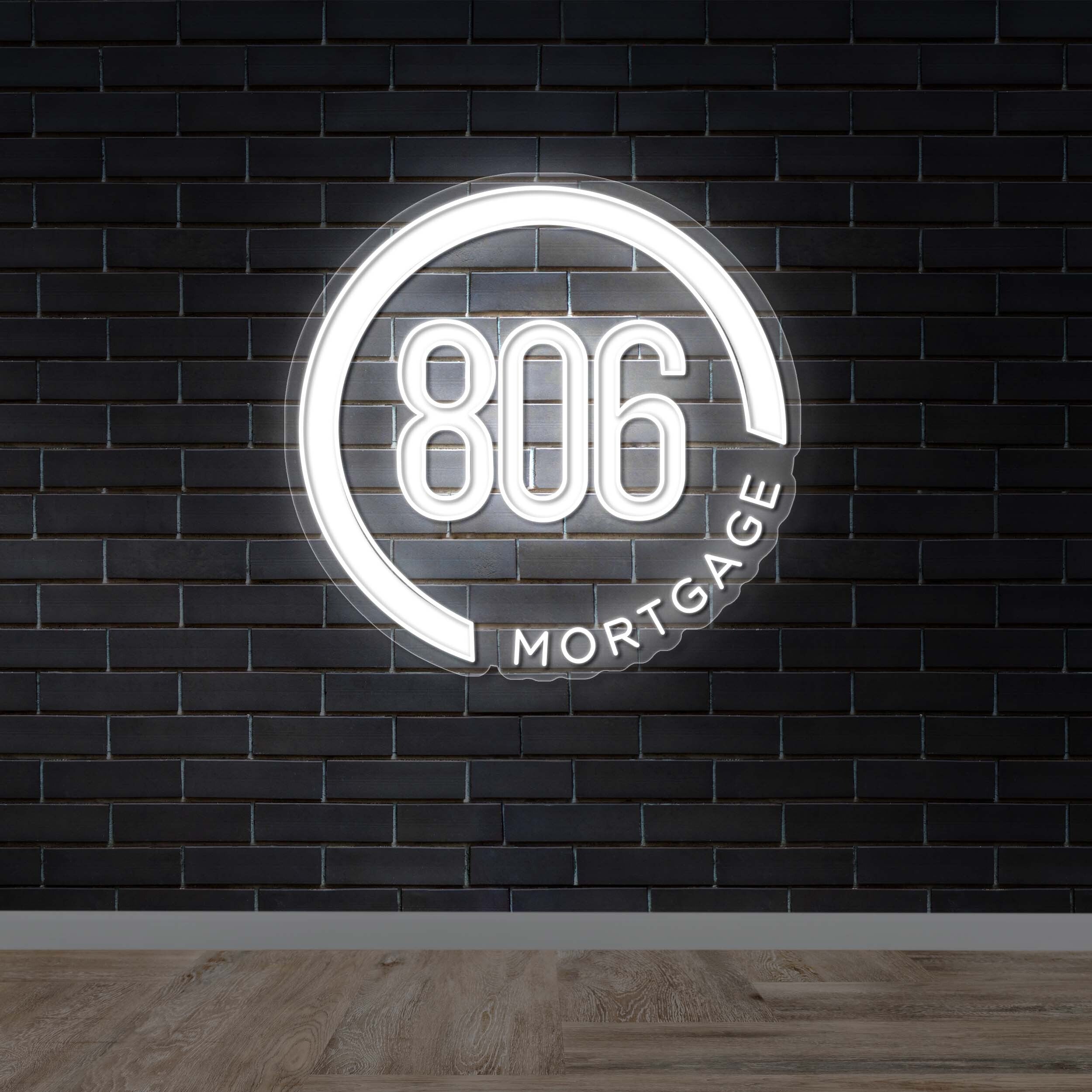 806 MORTGAGE - Premium Neon Artwork