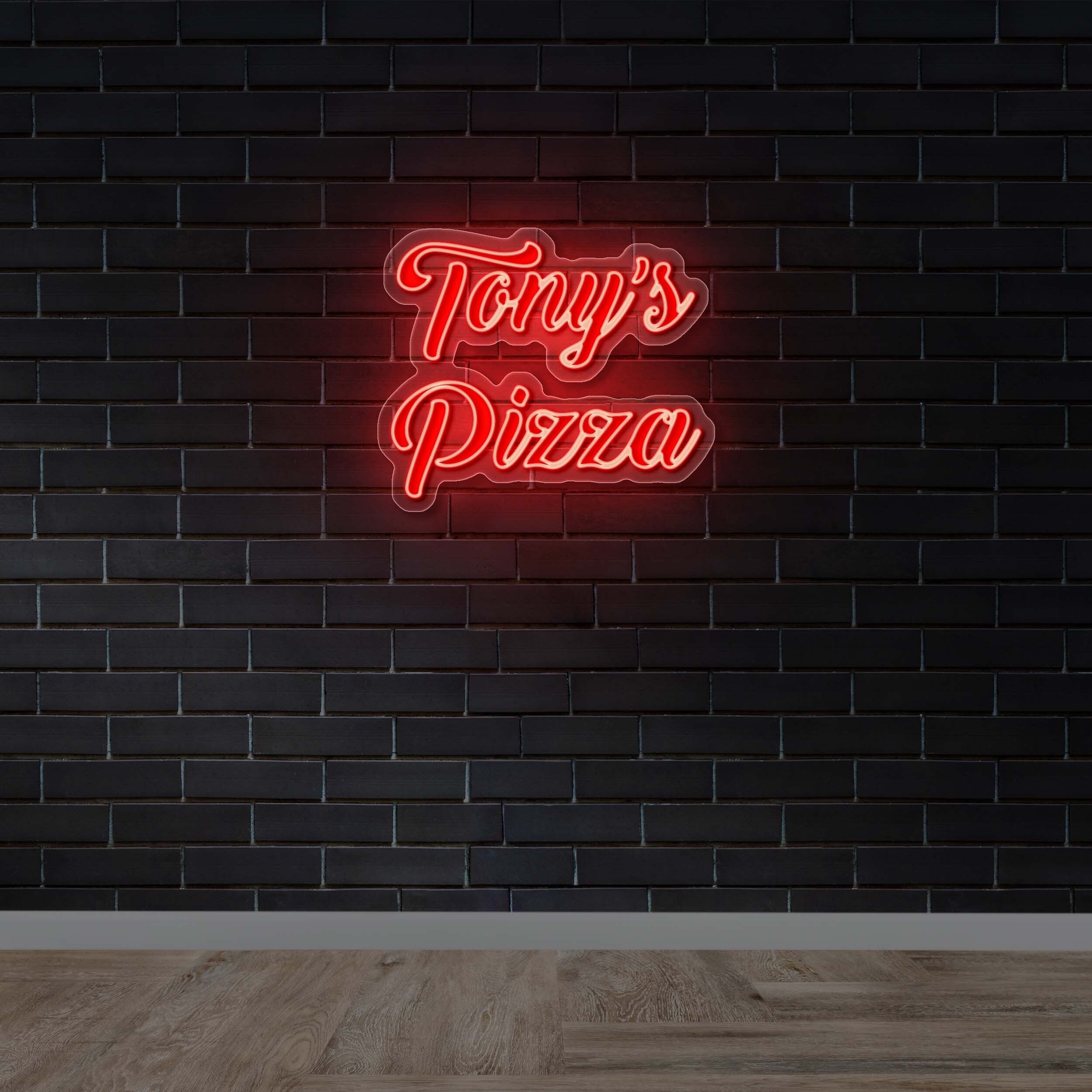 Tony's Pizza - Premium Neon Artwork