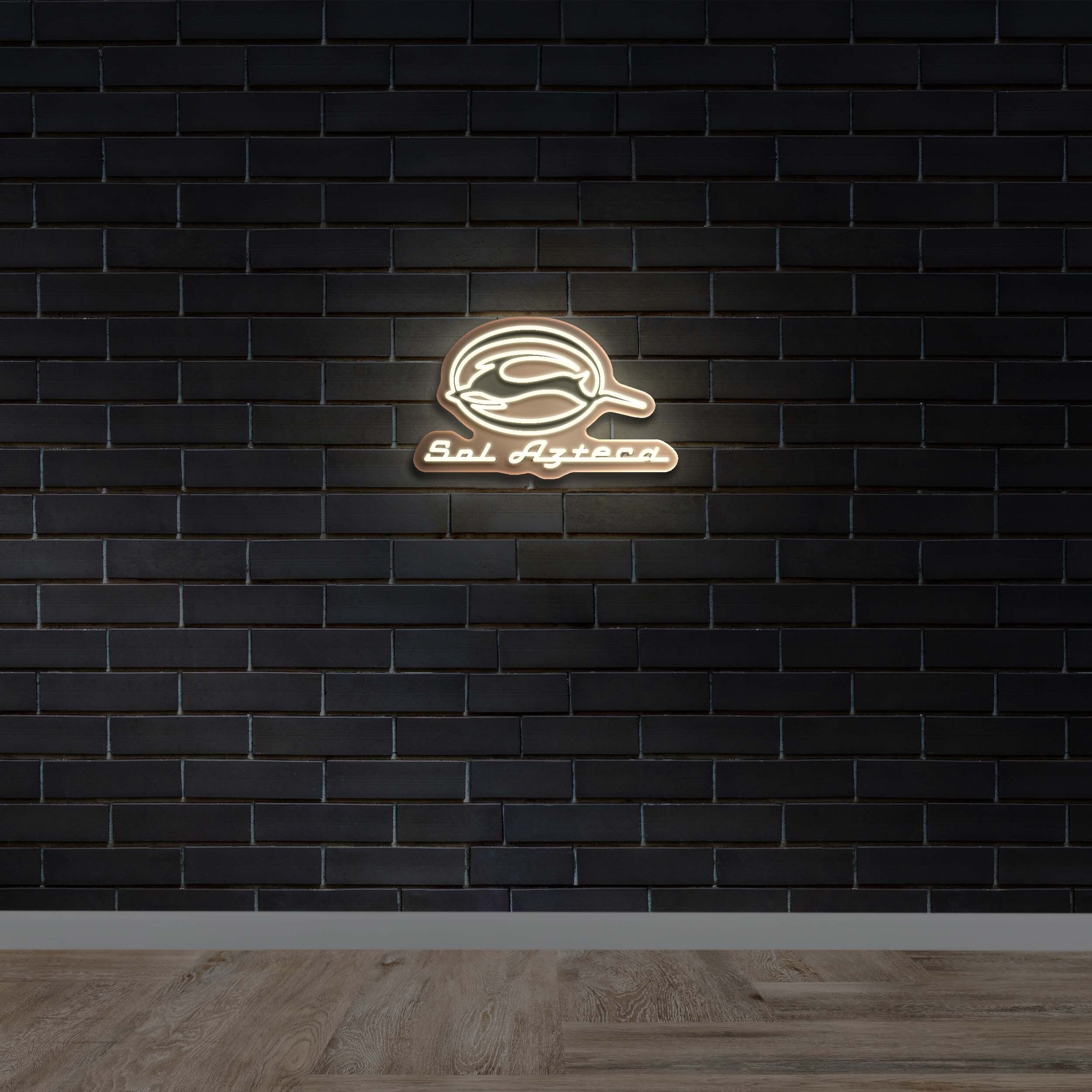 SOL AZTECA - Premium Neon Artwork