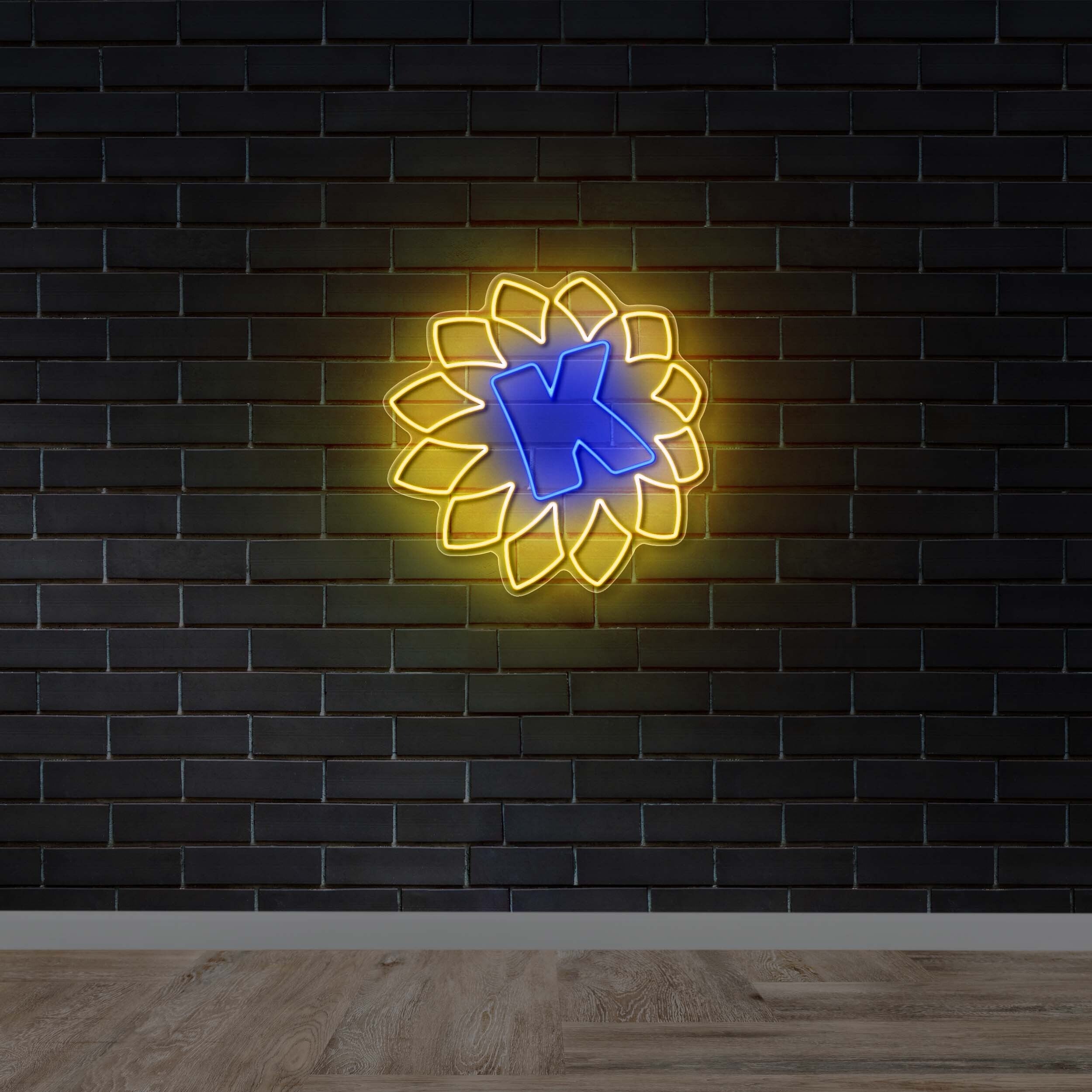 K - Premium Neon Artwork