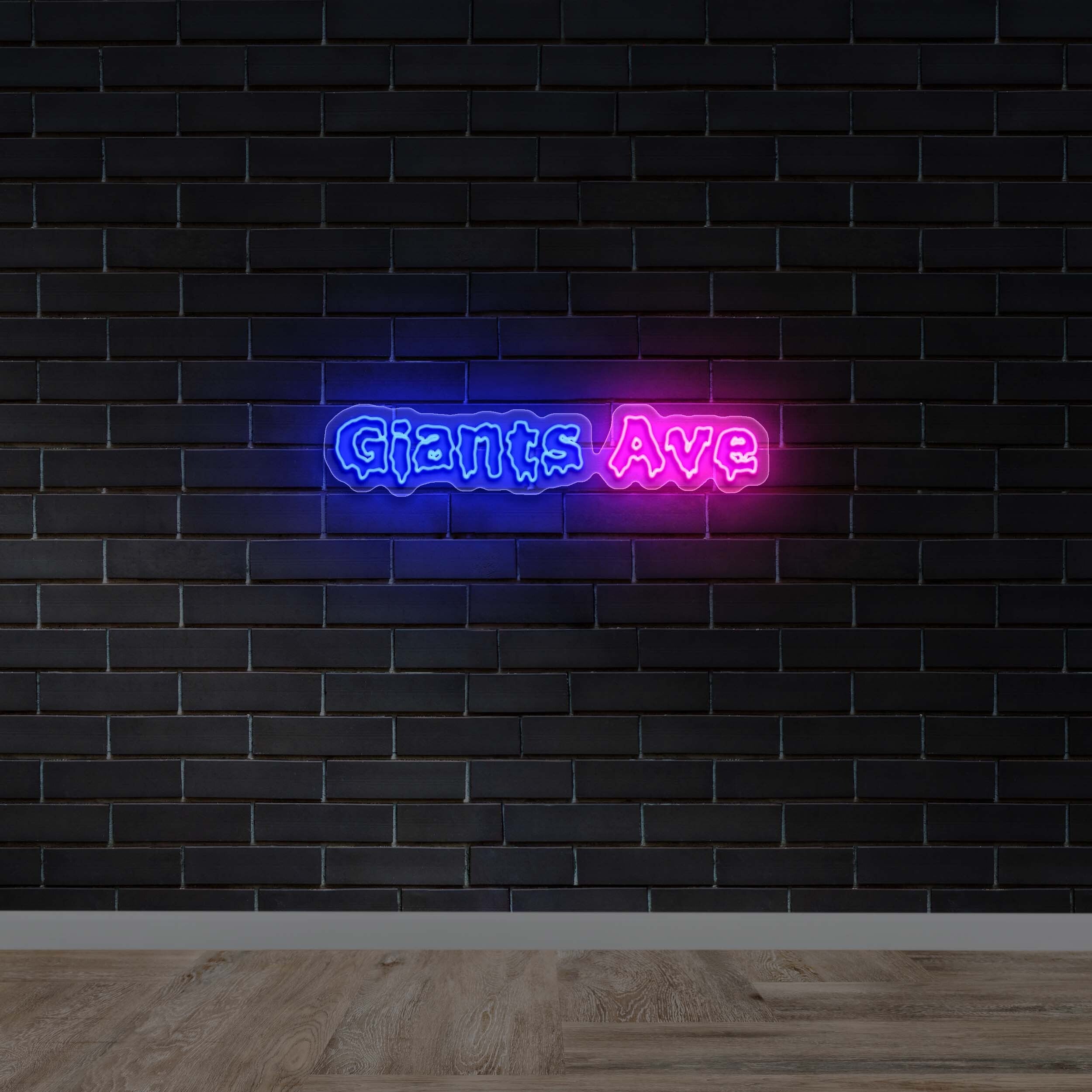 GIANTS AVE | 5th Version - Premium Neon Artwork