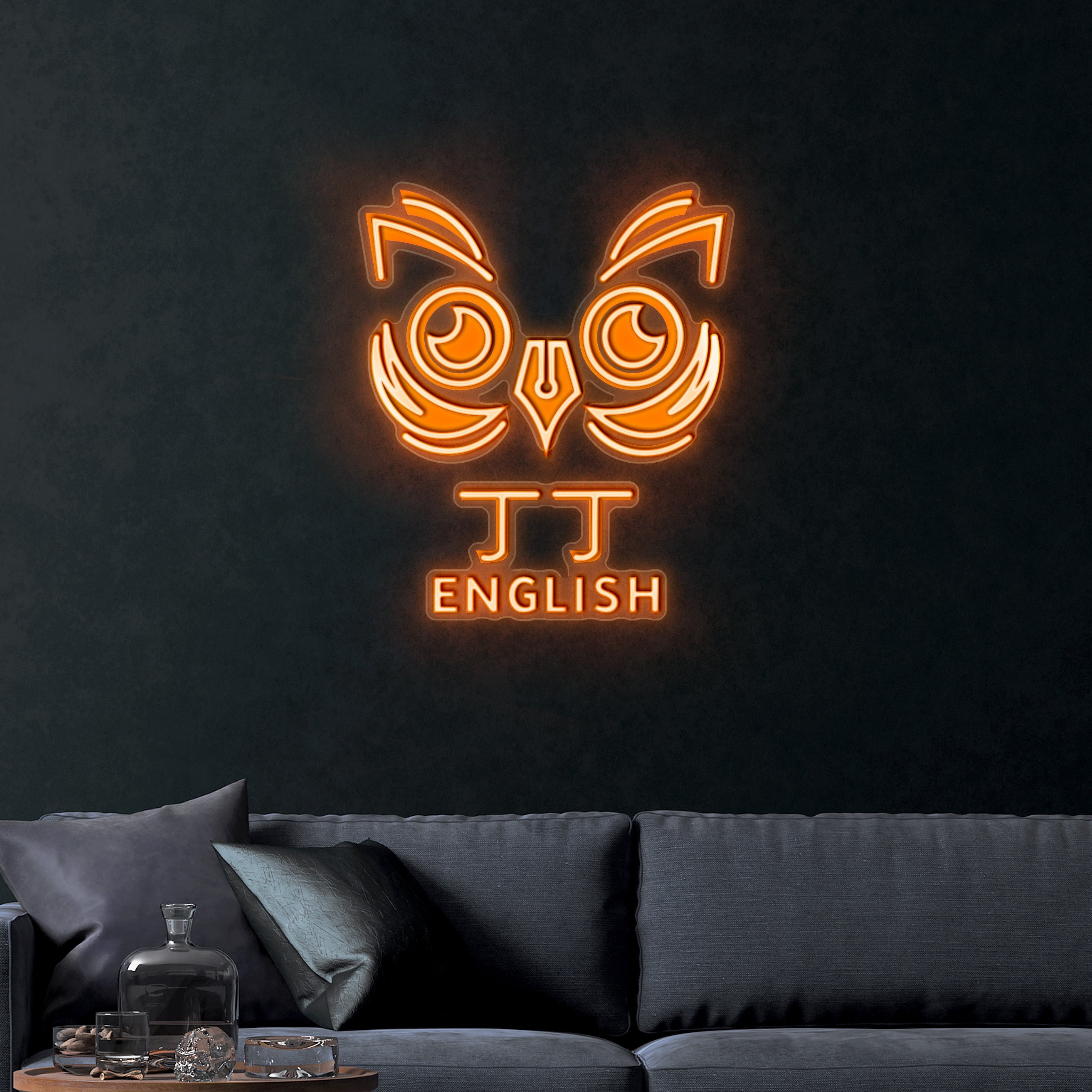 ENGLISH – Premium Neon Artwork