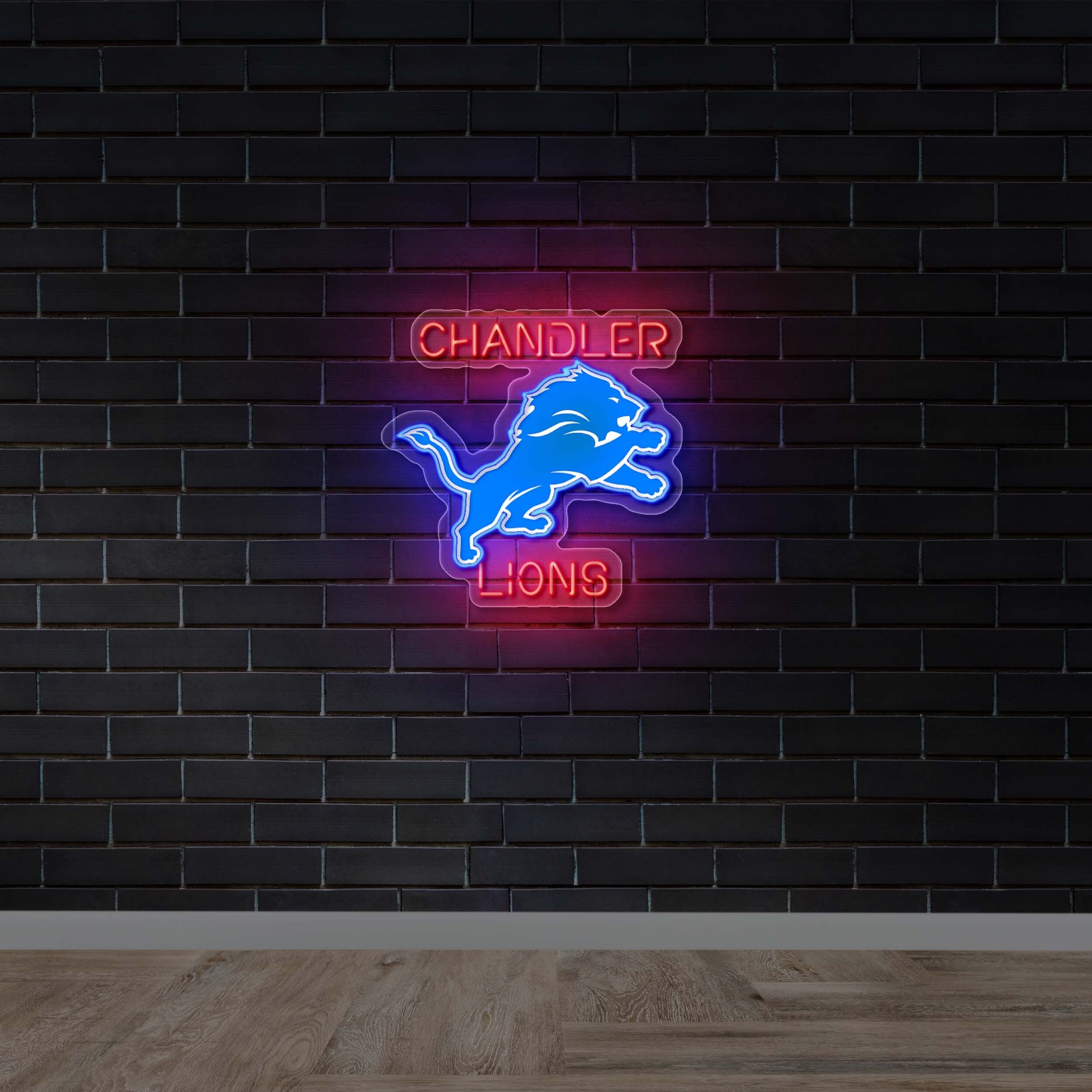 CHANDLER LIONS - Premium Neon Artwork