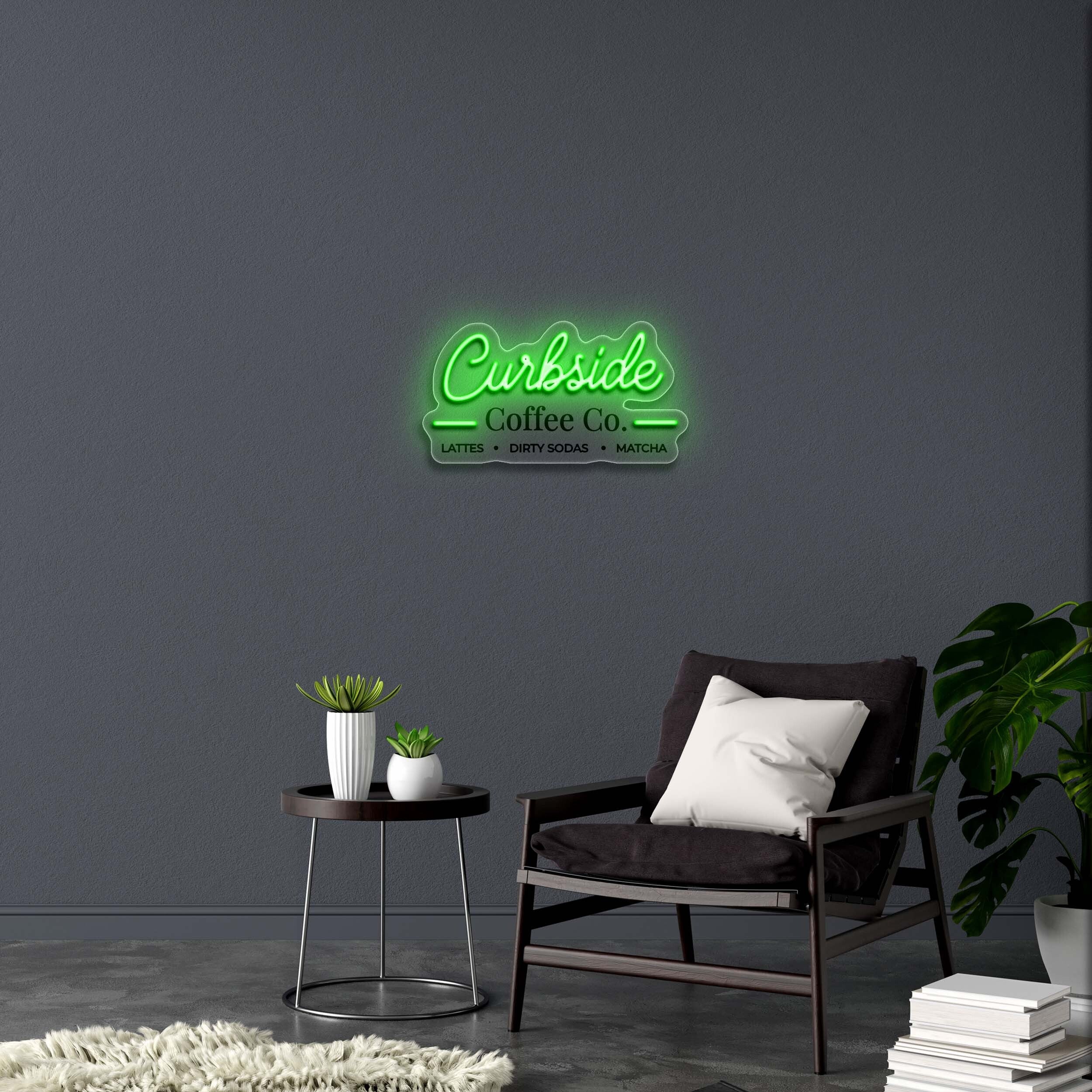 Curbside Coffee Co. - Premium Neon Artwork