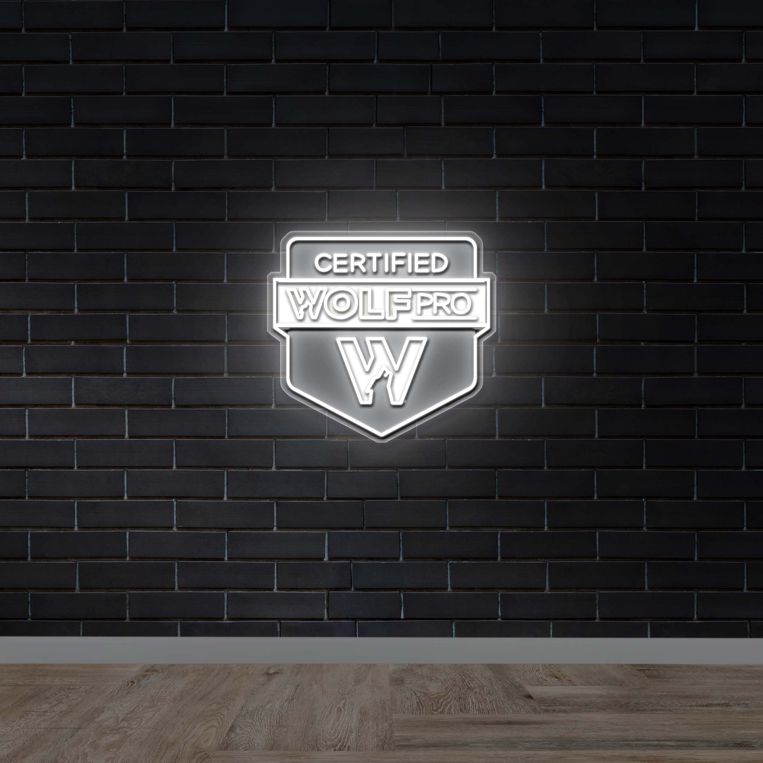 CERTIFIED WOLF PRO - Premium Neon Artwork