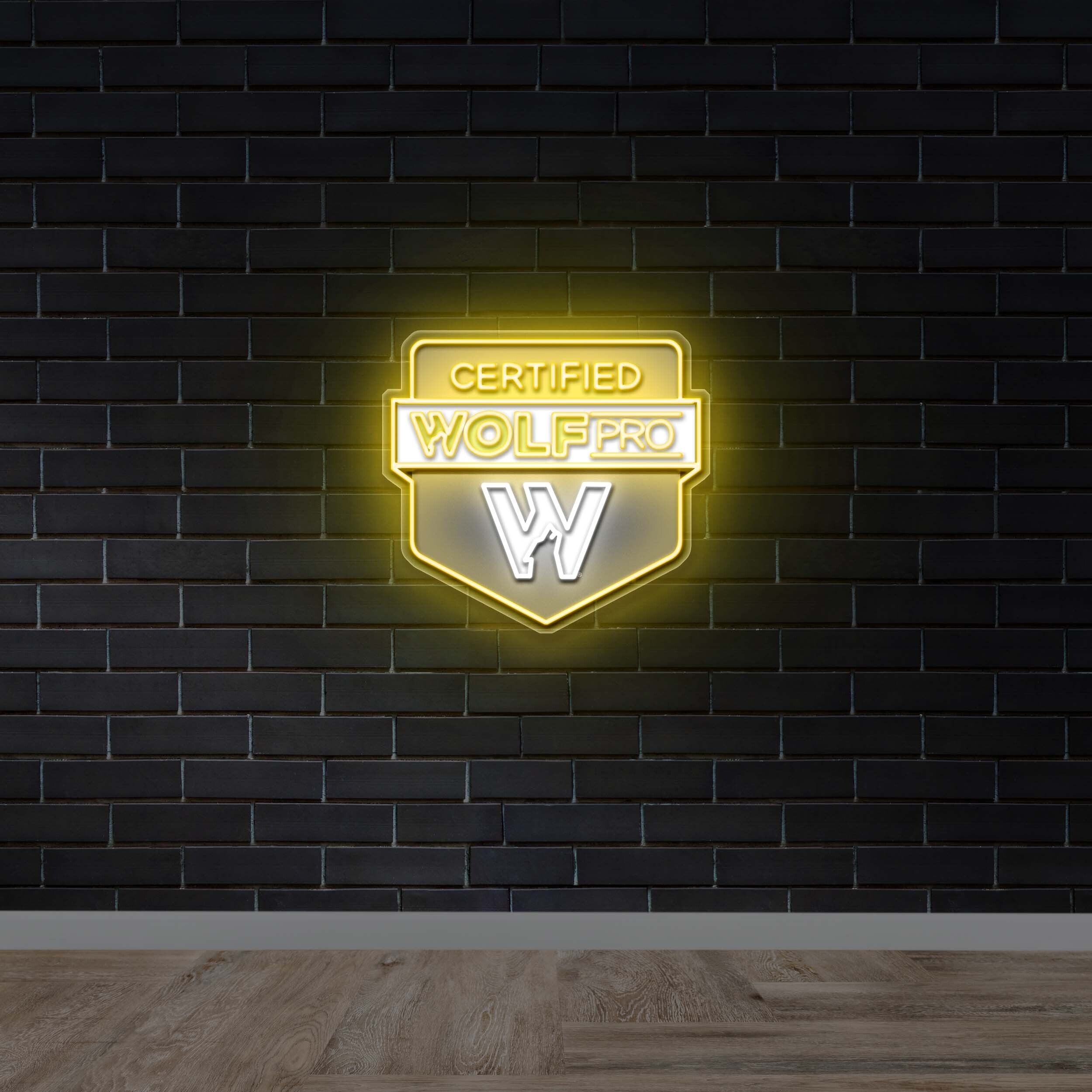 CERTIFIED WOLF PRO - Premium Neon Artwork
