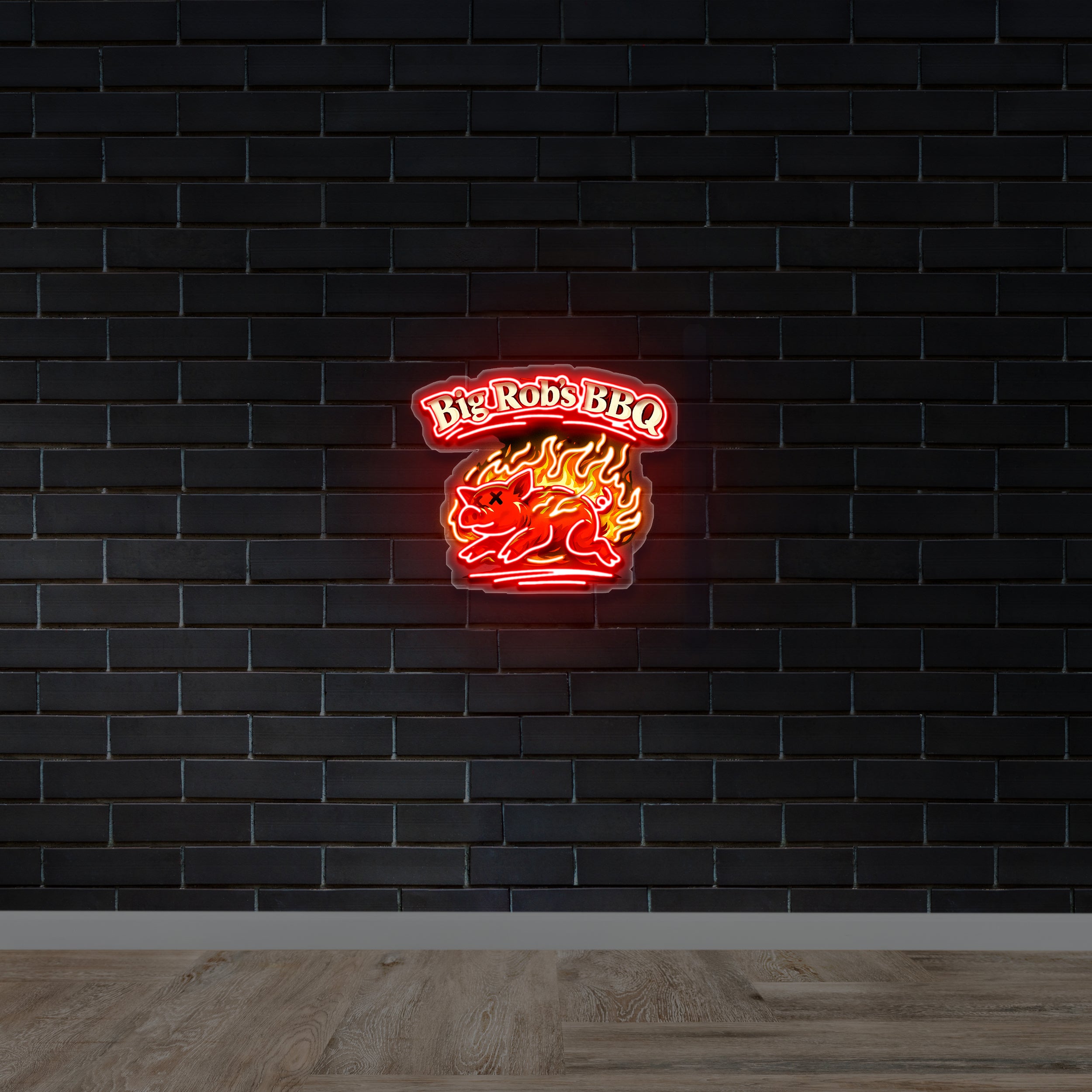 Big Rob's BBQ - Premium Neon Artwork