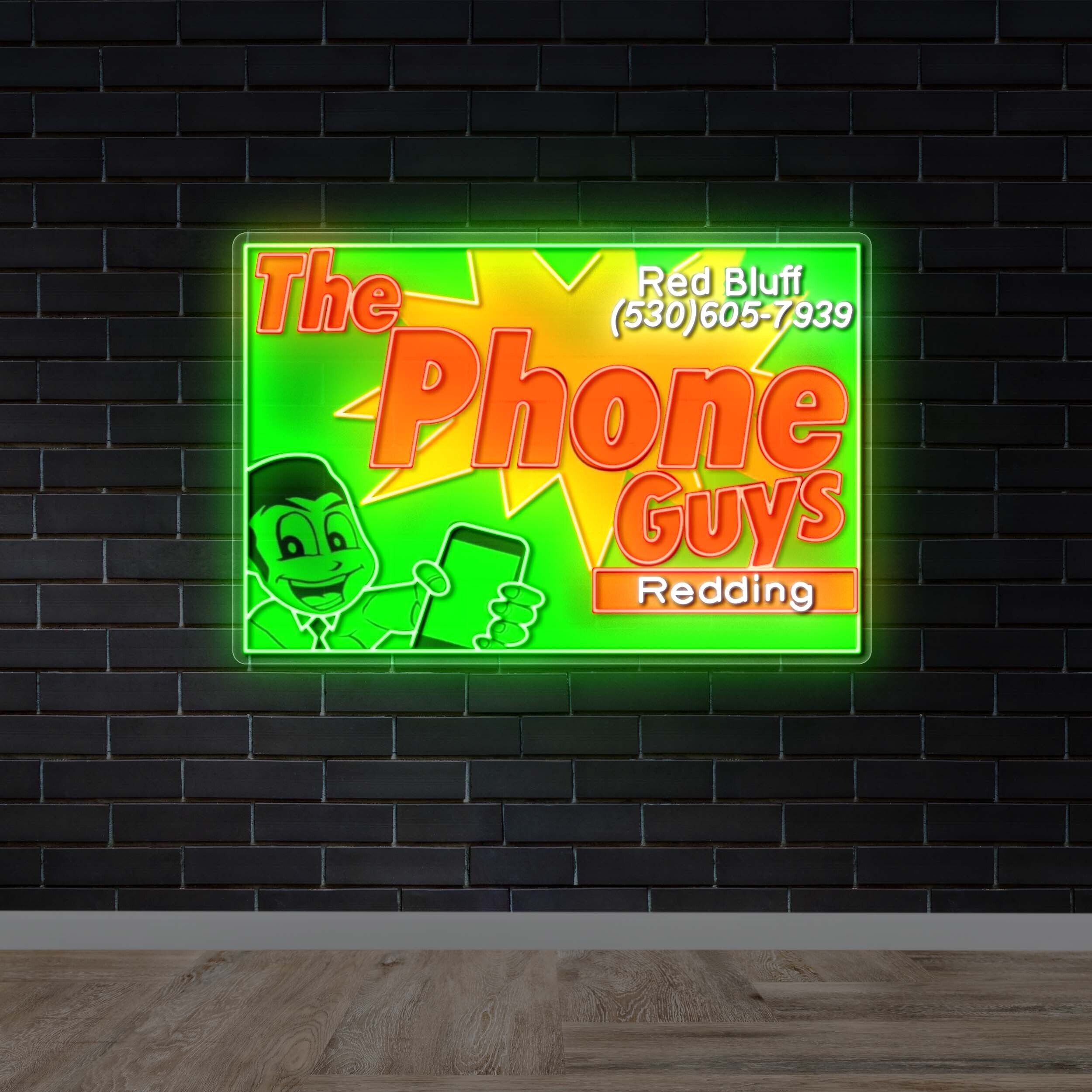 The Phone Guys – Redding - Premium Neon Artwork