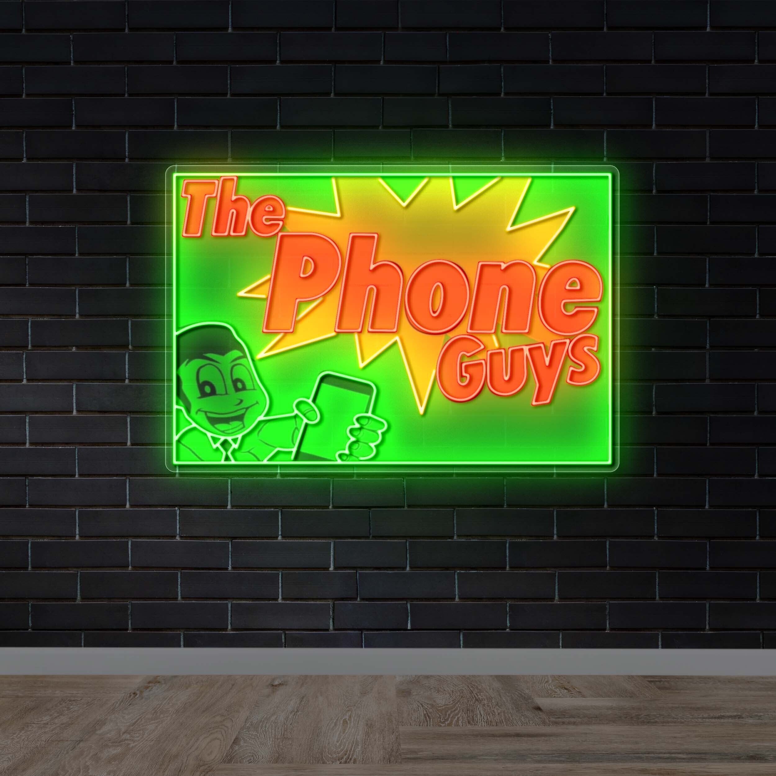 The Phone Guys - Premium Neon Artwork