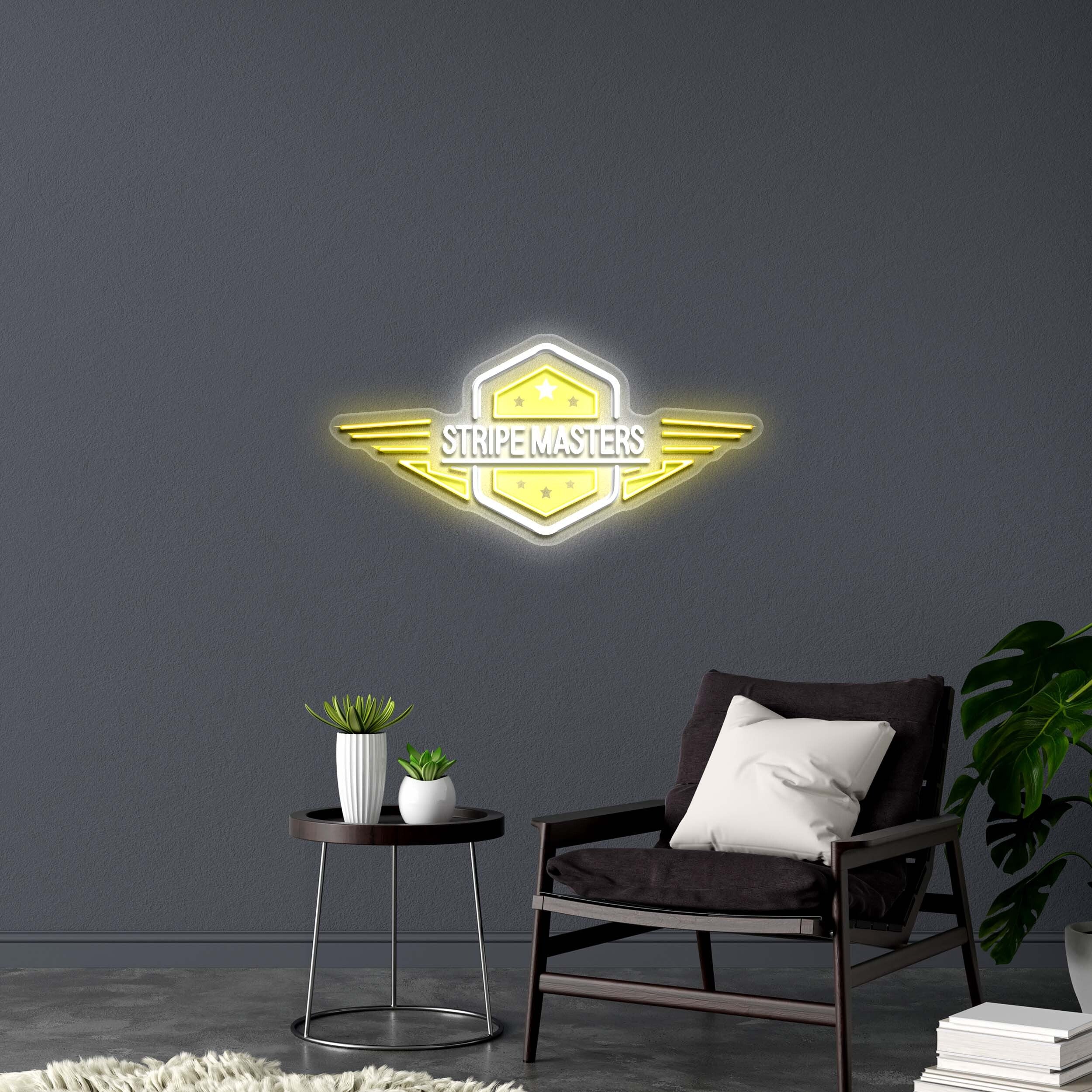STRIPE MASTERS | 2nd Version - Premium Neon Artwork