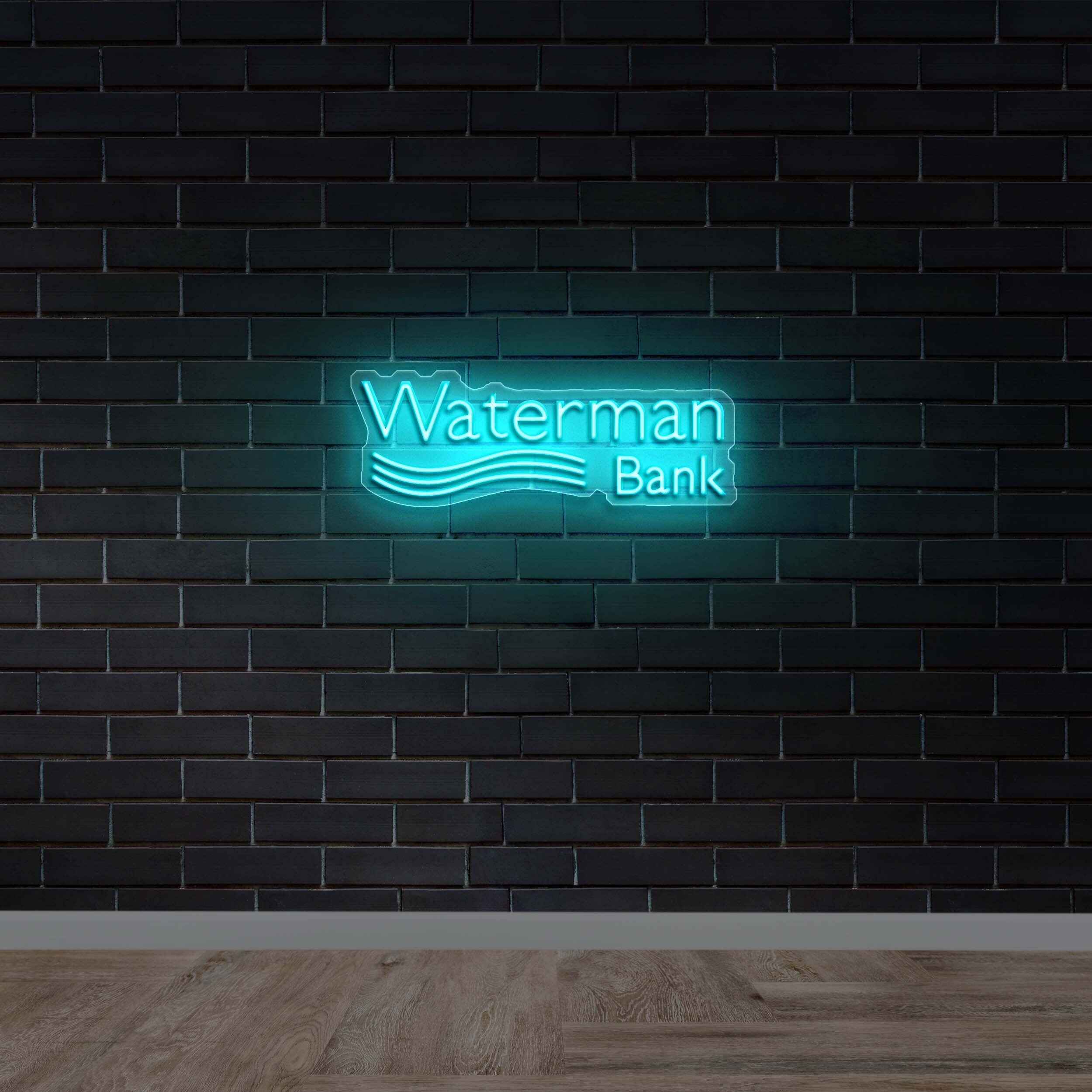 WATERMAN BANK - Premium Neon Artwork