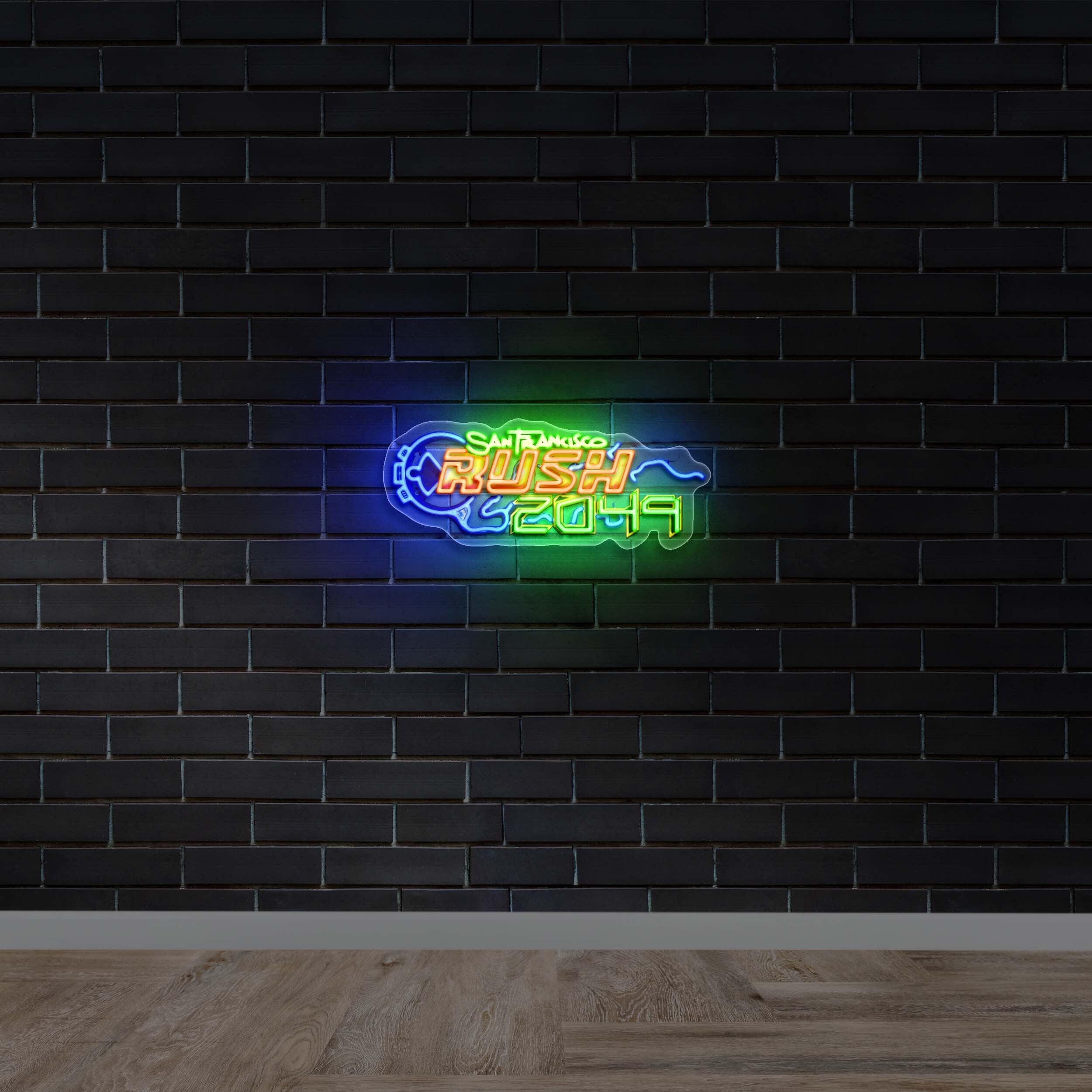 RUSH 2049 - Premium Neon Artwork