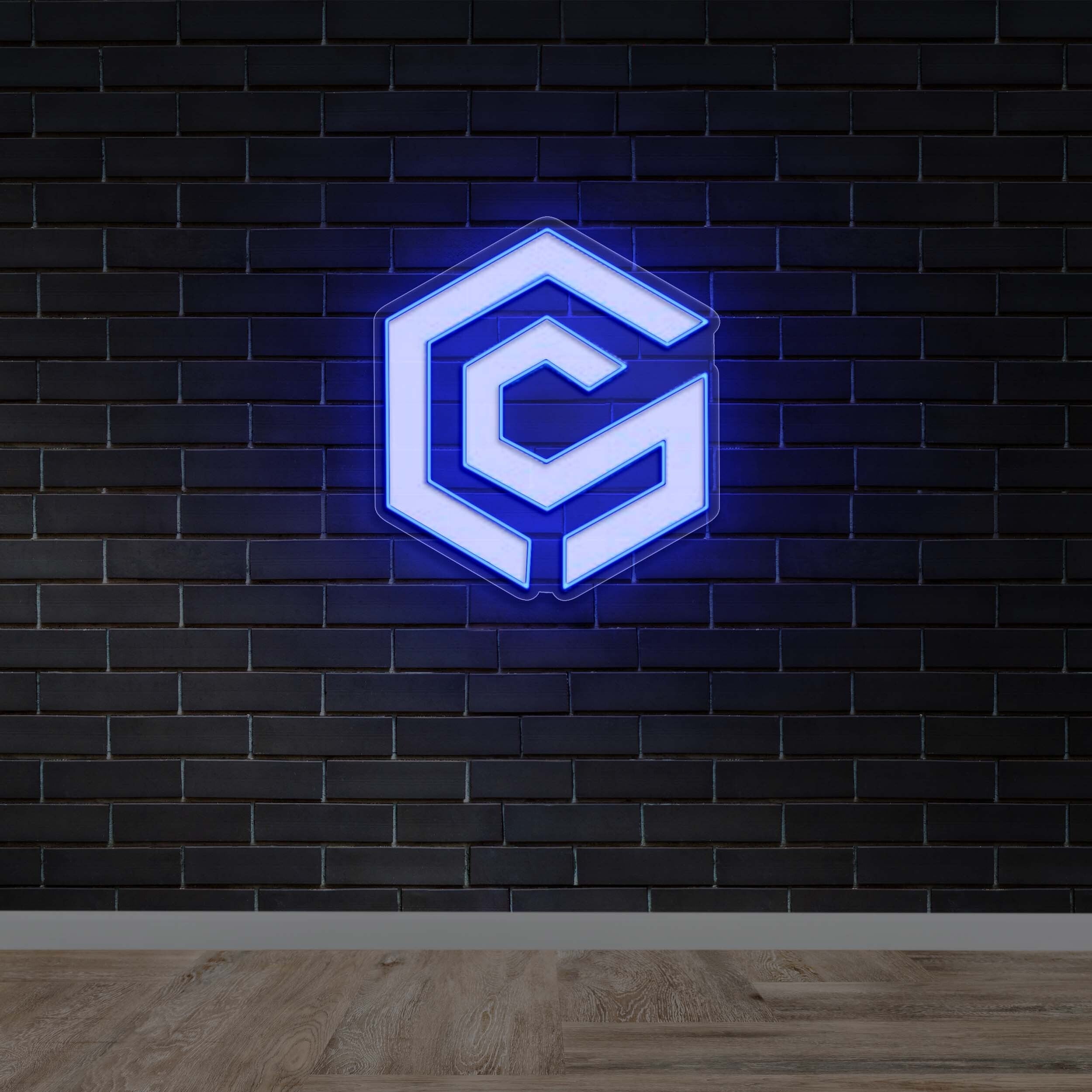 CG Hex Logo - Premium Neon Artwork