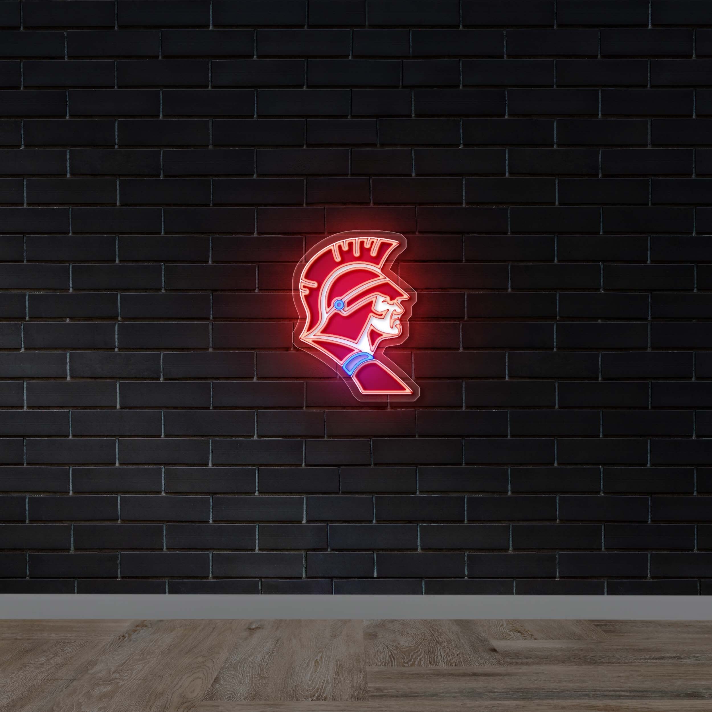 SPARTAN LOGO - Premium Neon Artwork