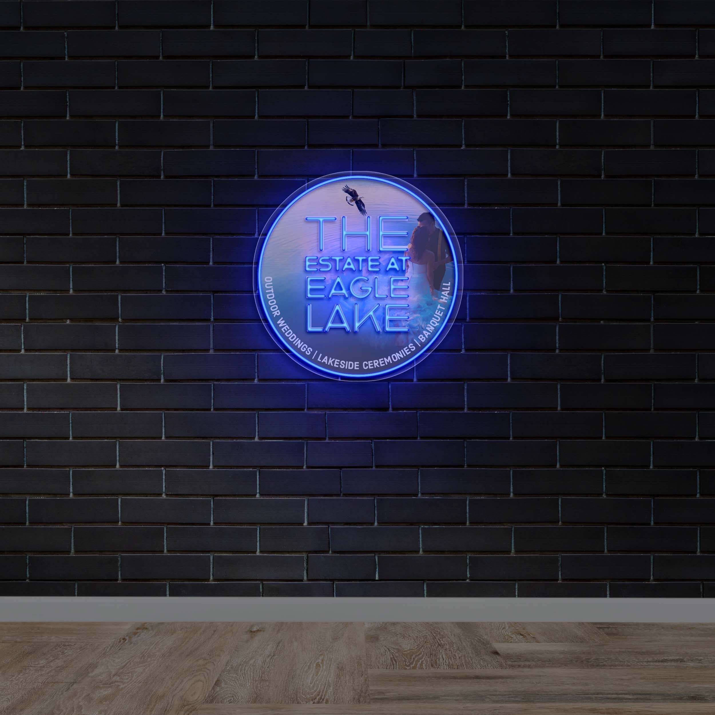 The Estate at Eagle Lake - Premium Neon Artwork