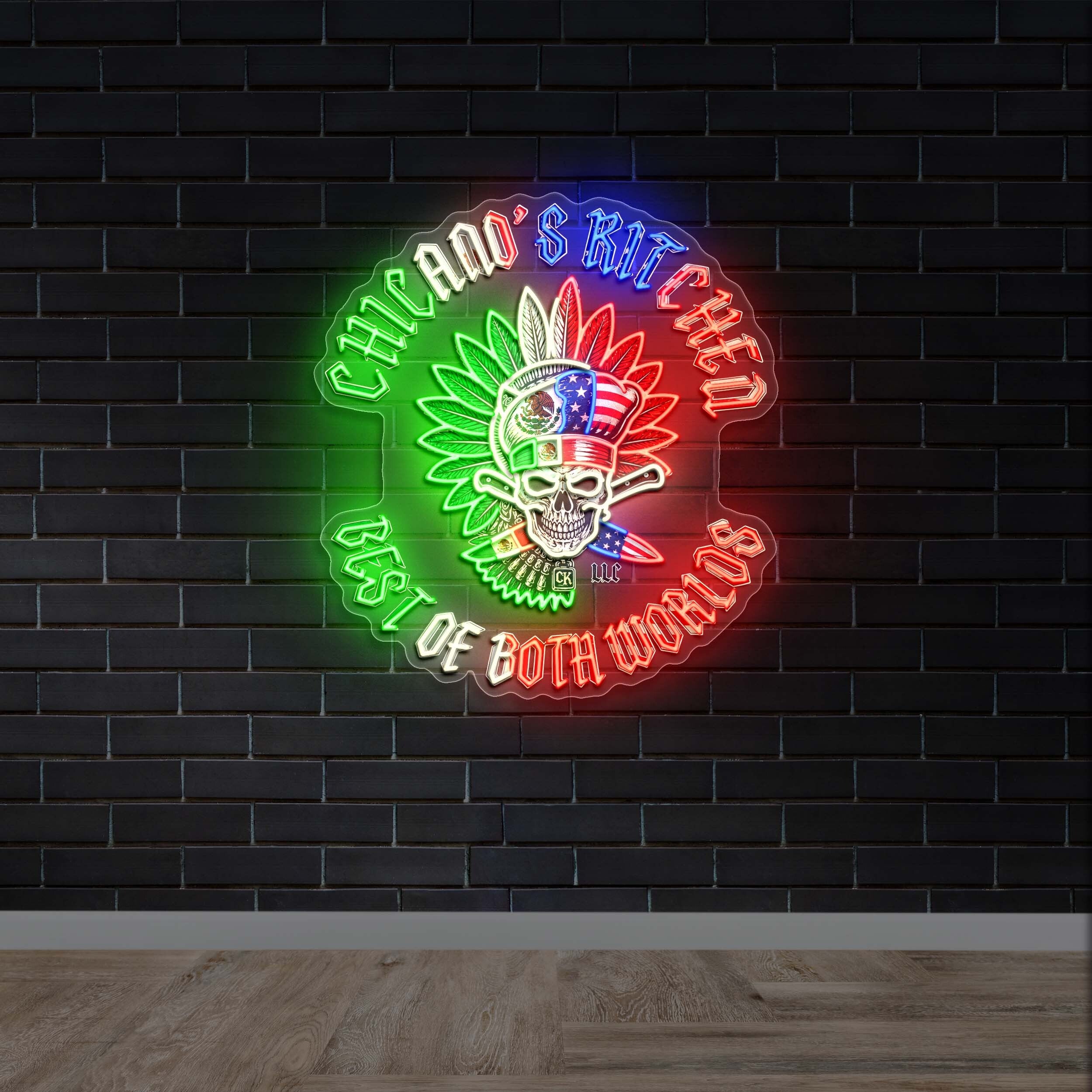 Chicano’s Kitchen - Premium Neon Artwork