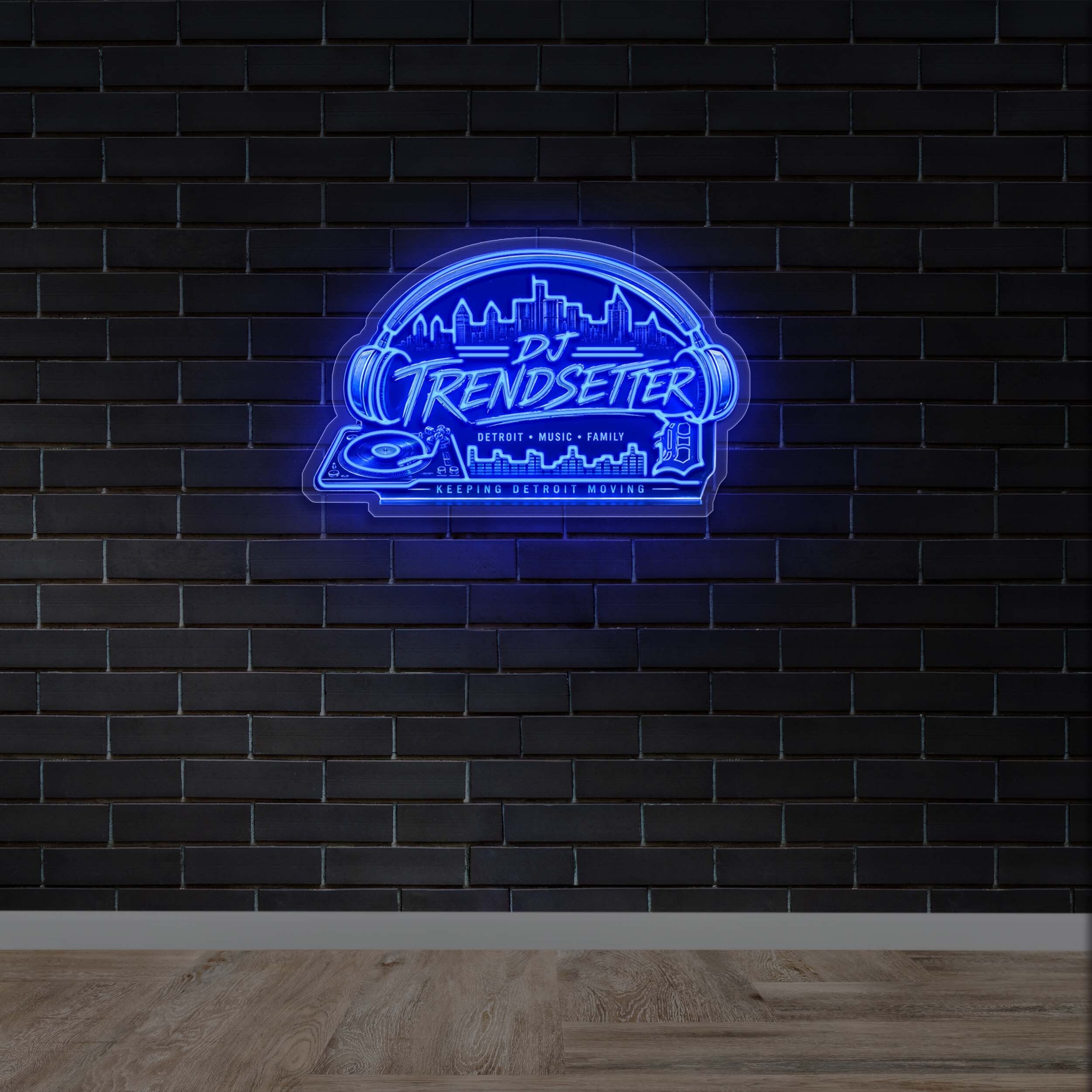 DJ Trendsetter - Premium Neon Artwork