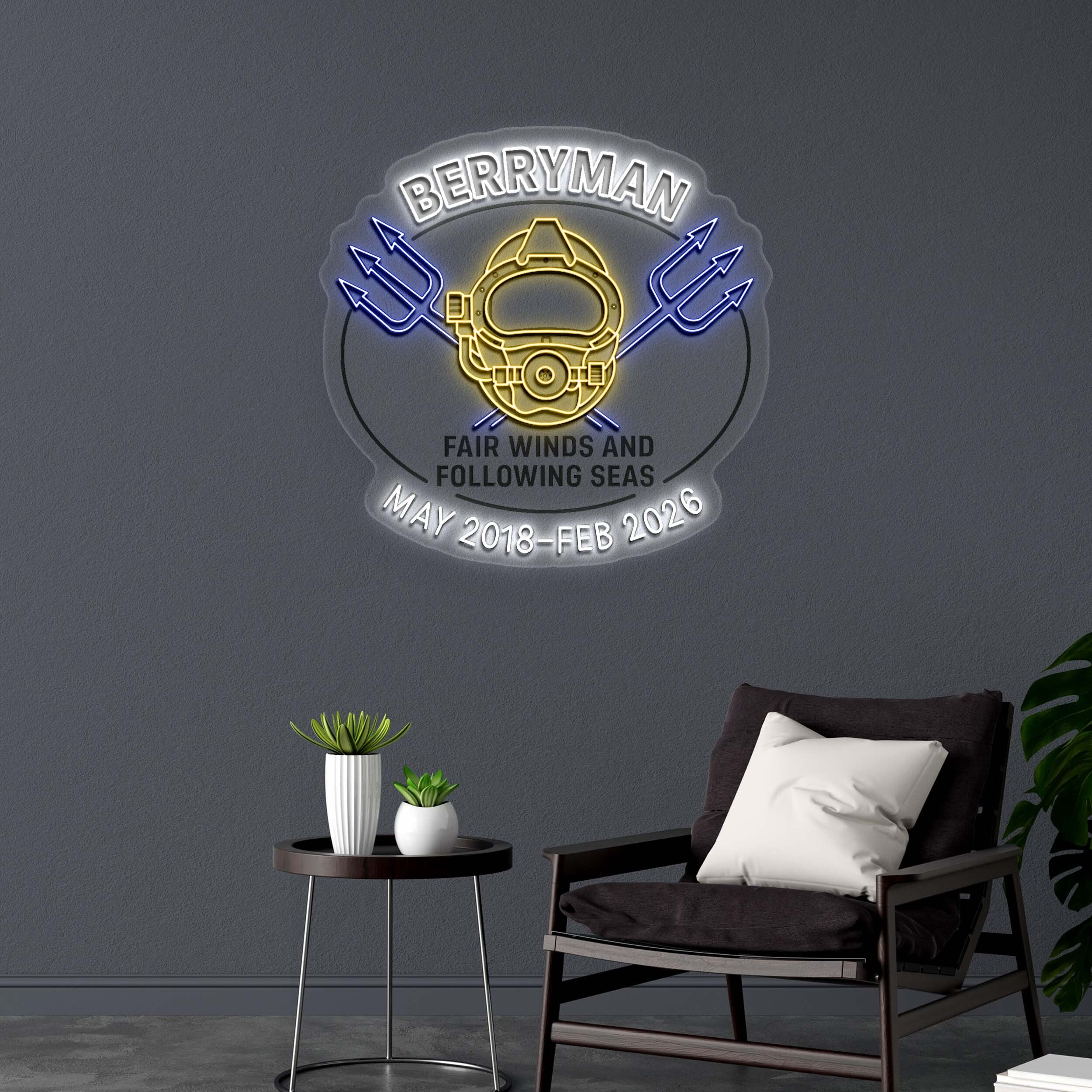 BERRYMAN - Premium Neon Artwork